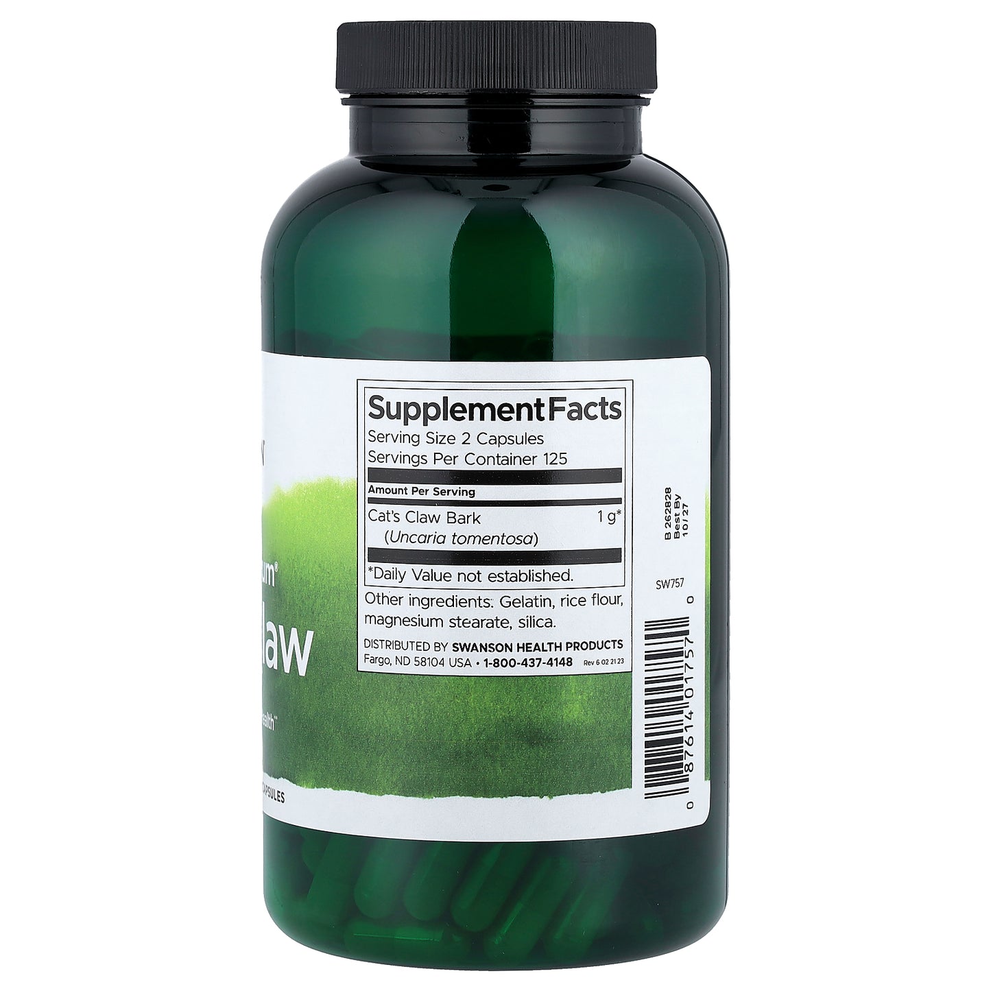 Swanson, Full Spectrum® Cat's Claw, 250 Capsules (500 mg per Capsule)