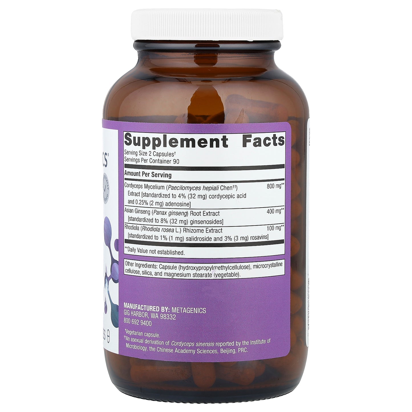 Metagenics, Adreset®, 180 Capsules