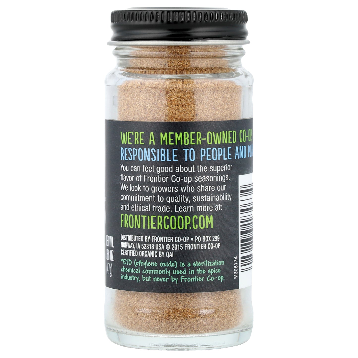 Frontier Co-op, Organic Coriander Seed, Ground , 1.66 oz (47 g)