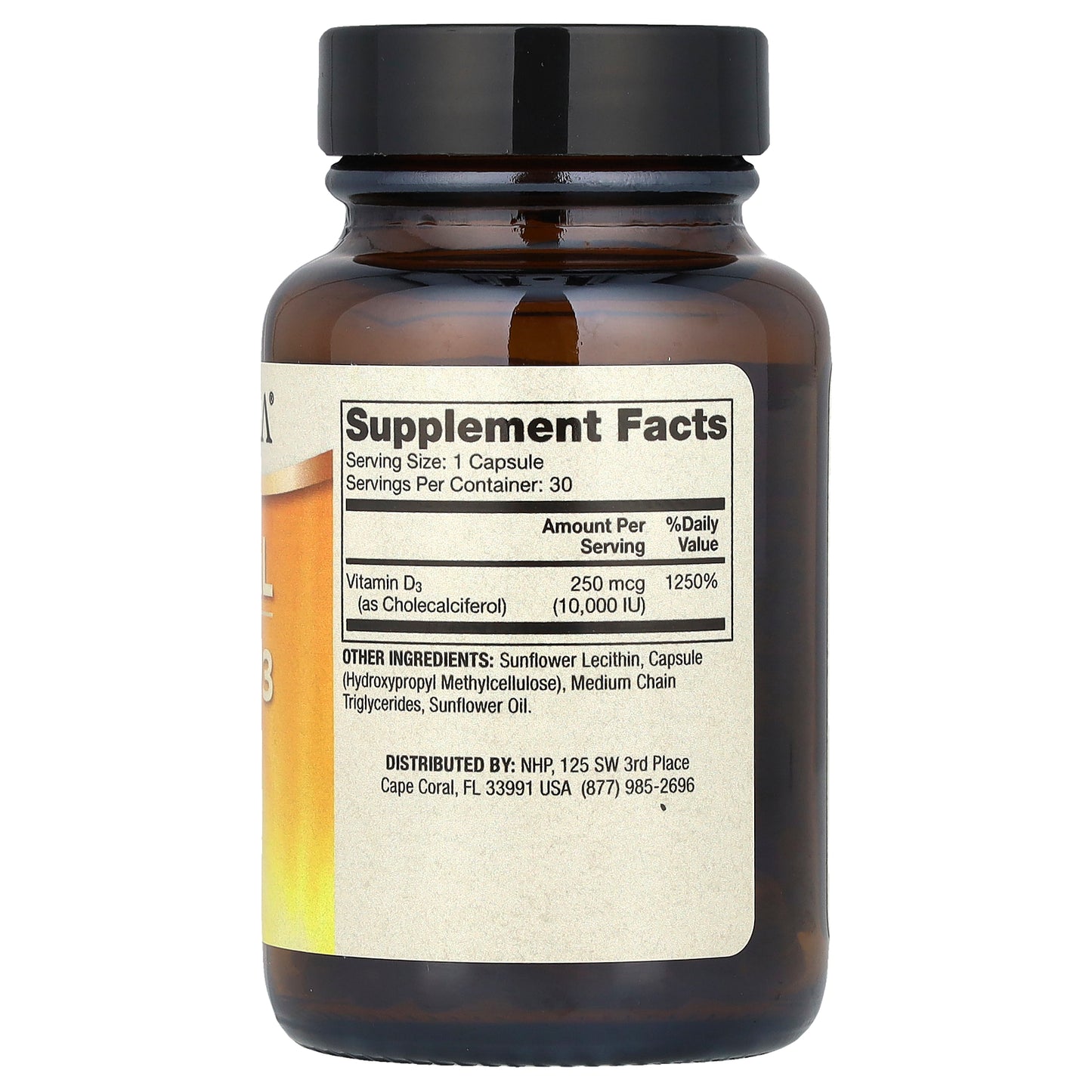 Dr. Mercola, Liposomal Vitamin D3, 250 mcg (10,000 IU), 30 Capsules