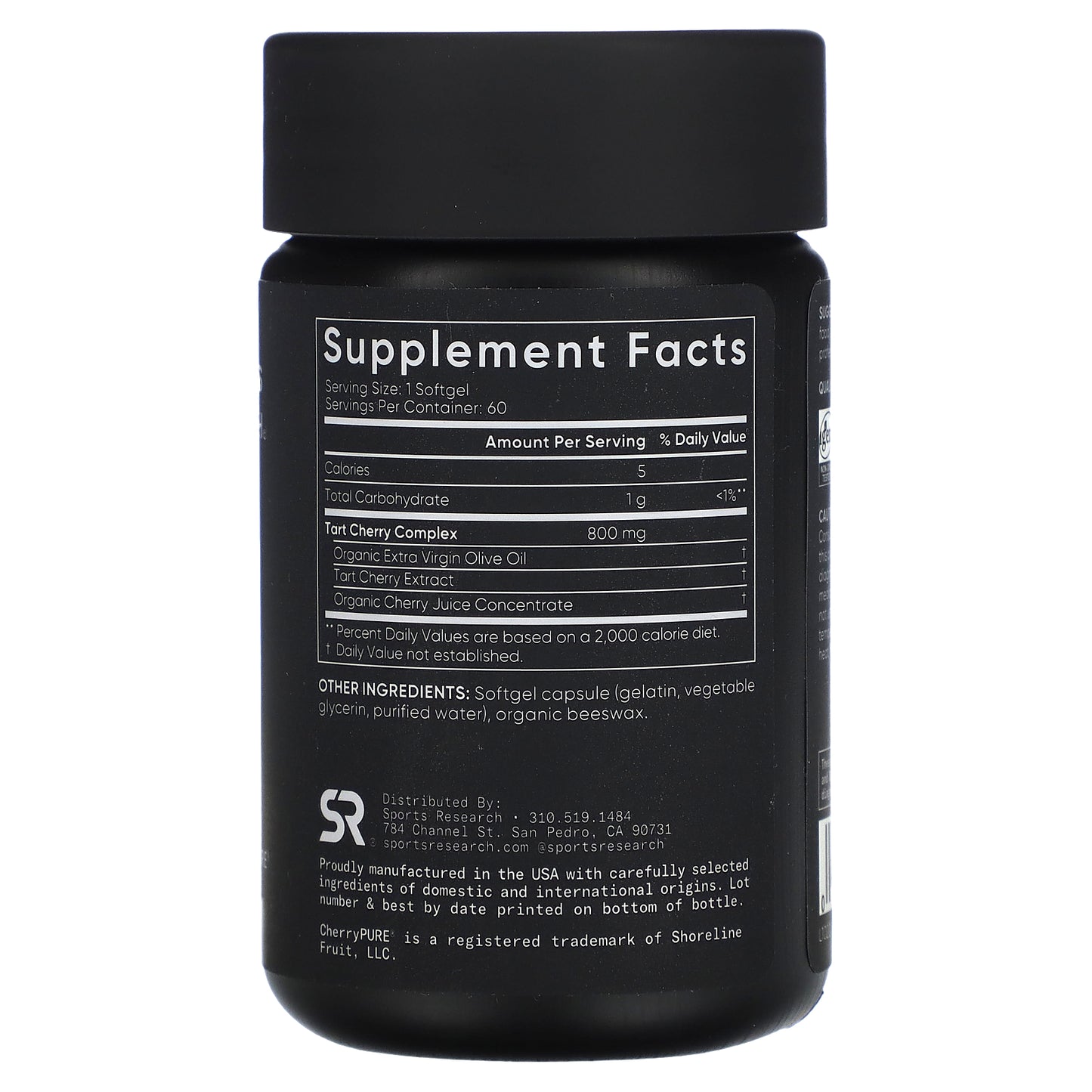 Sports Research, Tart Cherry Fruit Complex, 60 Softgels