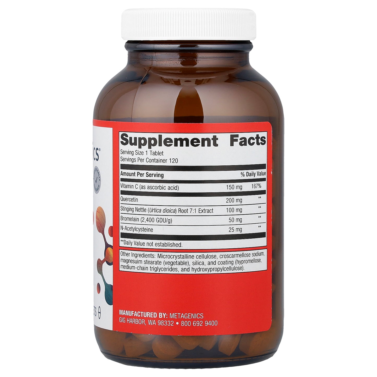 Metagenics, Sinuplex®, 120 Tablets