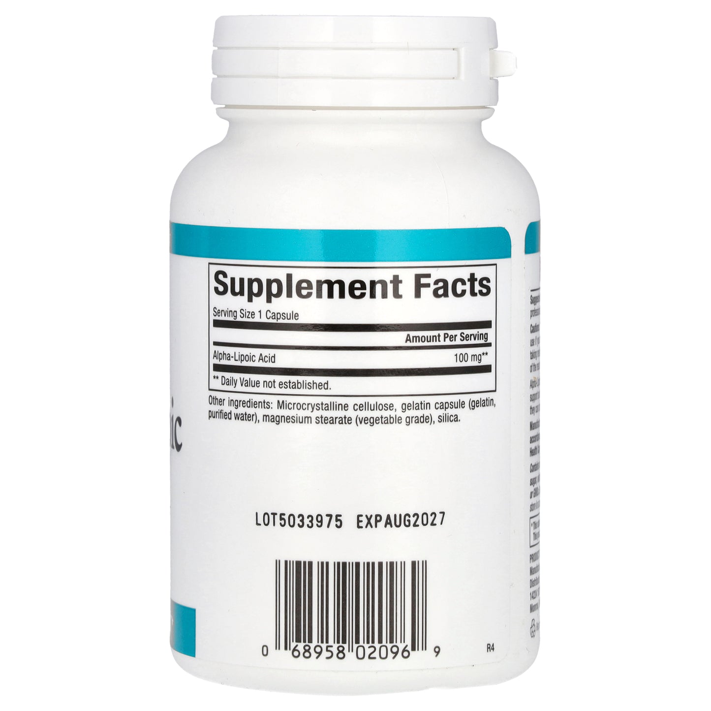 Natural Factors, Alpha-Lipoic Acid, 100 mg, 120 Capsules