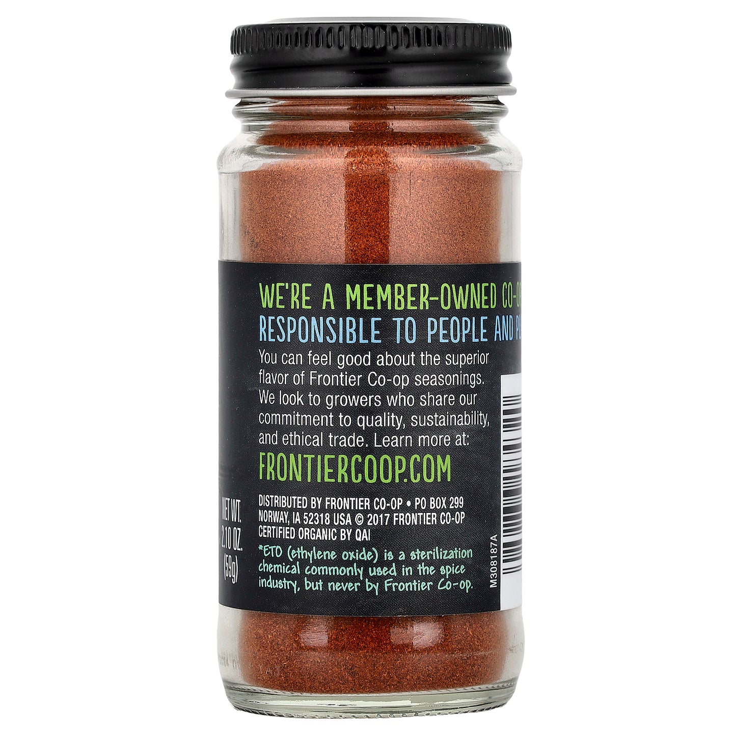 Frontier Co-op, Organic Paprika, 2.1 oz (59 g)