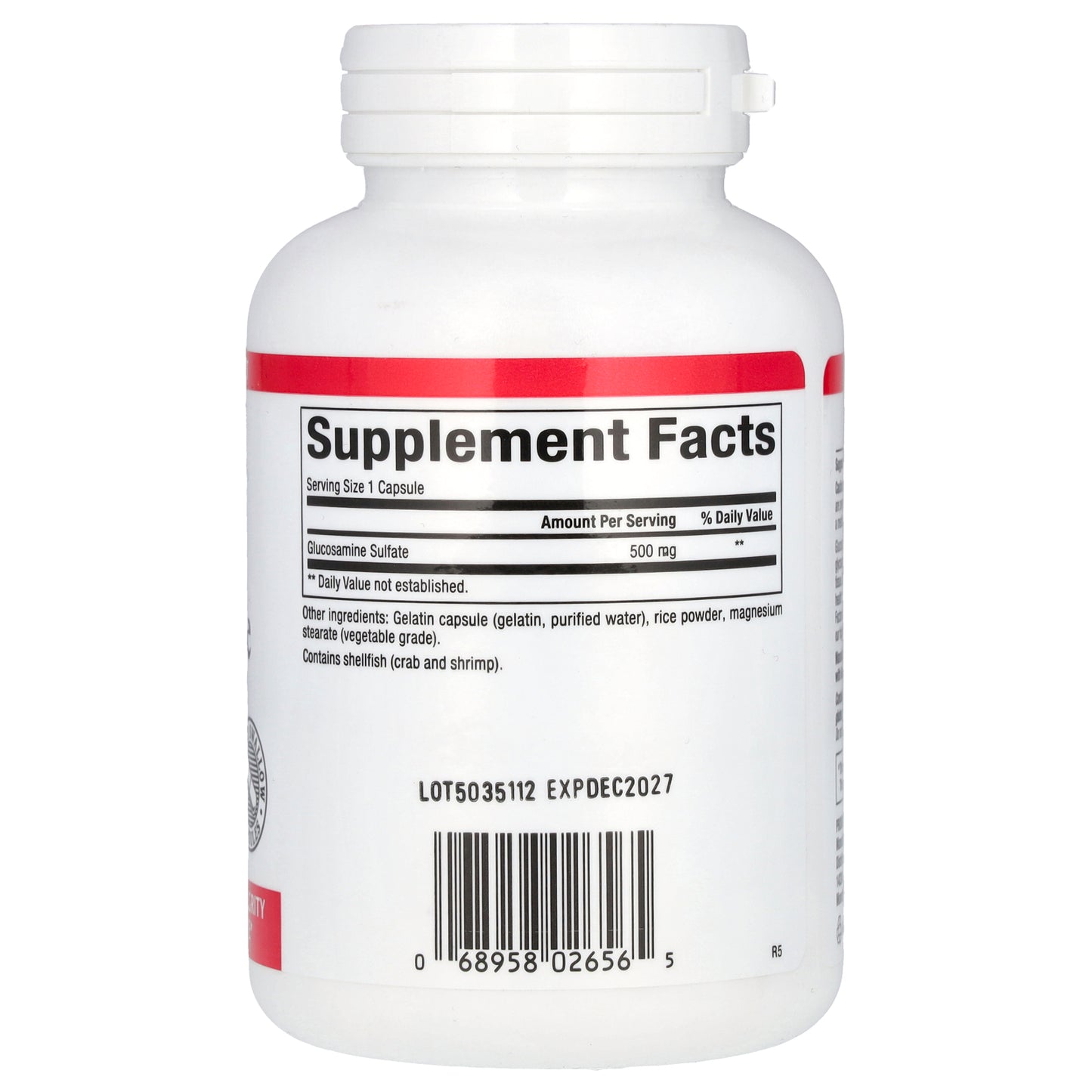 Natural Factors, Glucosamine Sulfate, 500 mg, 180 Capsules