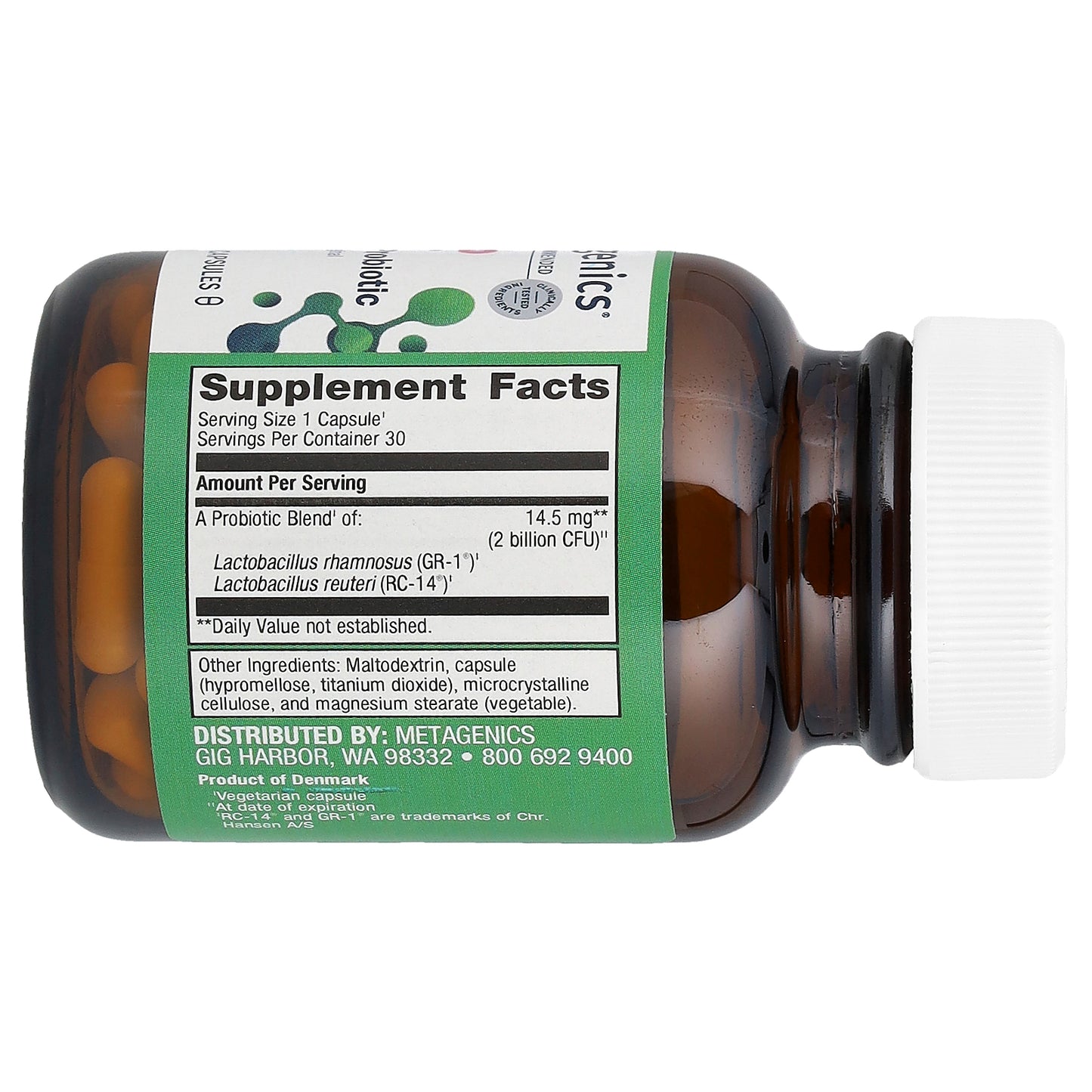 Metagenics, UltraFlora® Women's Probiotic, Vaginal Health, 30 Capsules