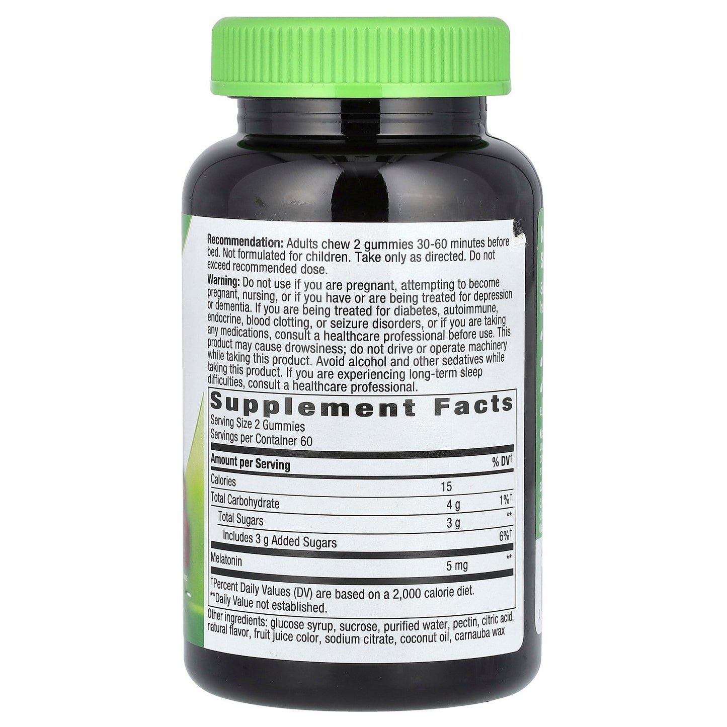 Nature's Way, Melatonin Gummy, Strawberry, 120 Gummies (2.5 mg per Gummy)