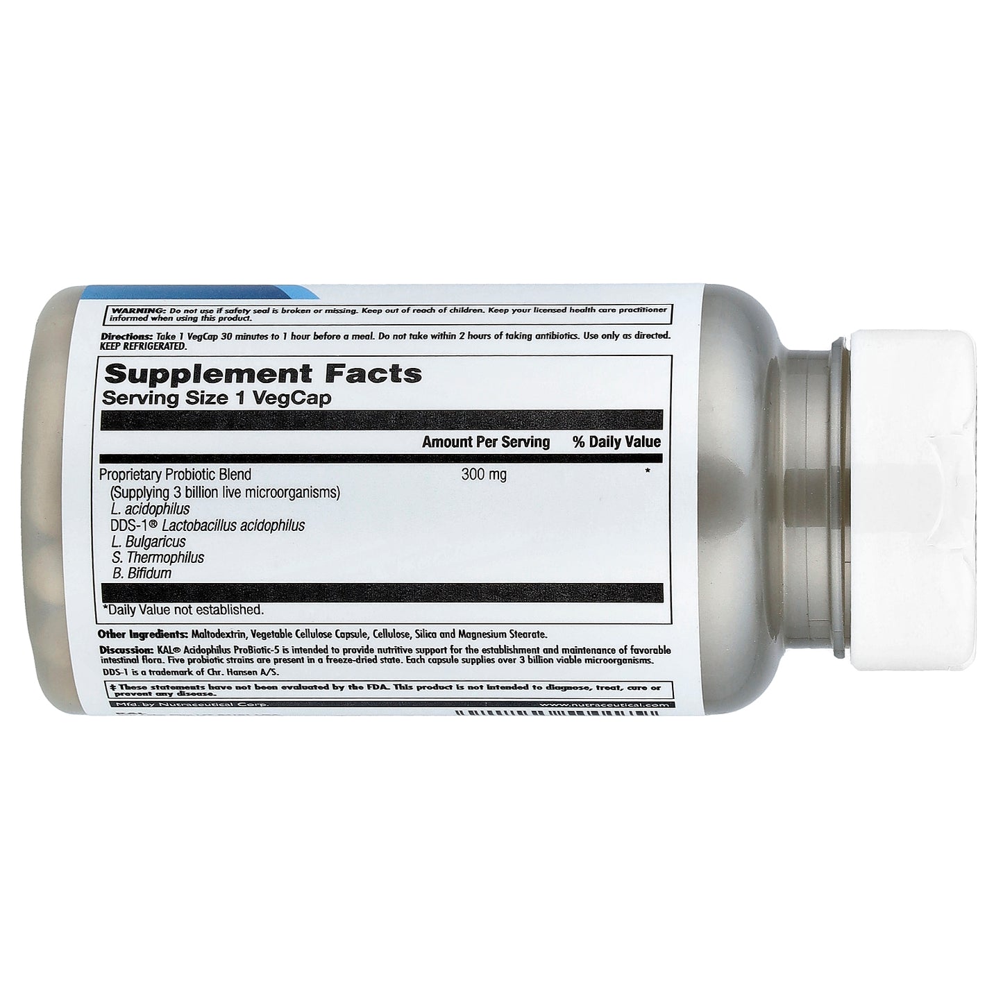 KAL, Acidophilus ProBiotic-5, 60 VegCaps