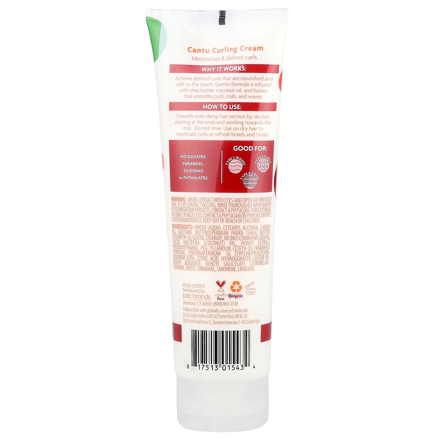 Cantu, For Kids, Curling Cream, 8 fl oz (236 ml)