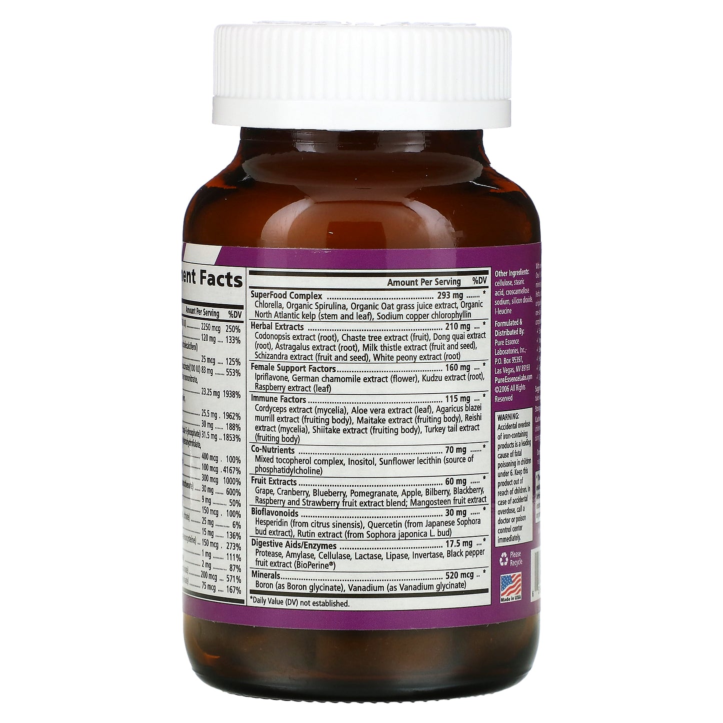 Pure Essence, One 'n' Only Women, 30 Tablets