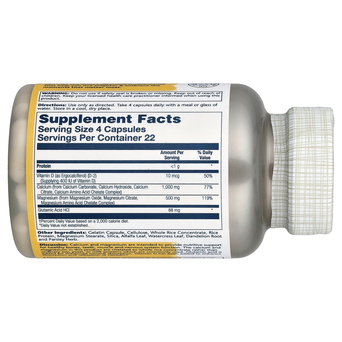 Solaray, Enhanced Absorption, Calcium Magnesium, 90 Capsules