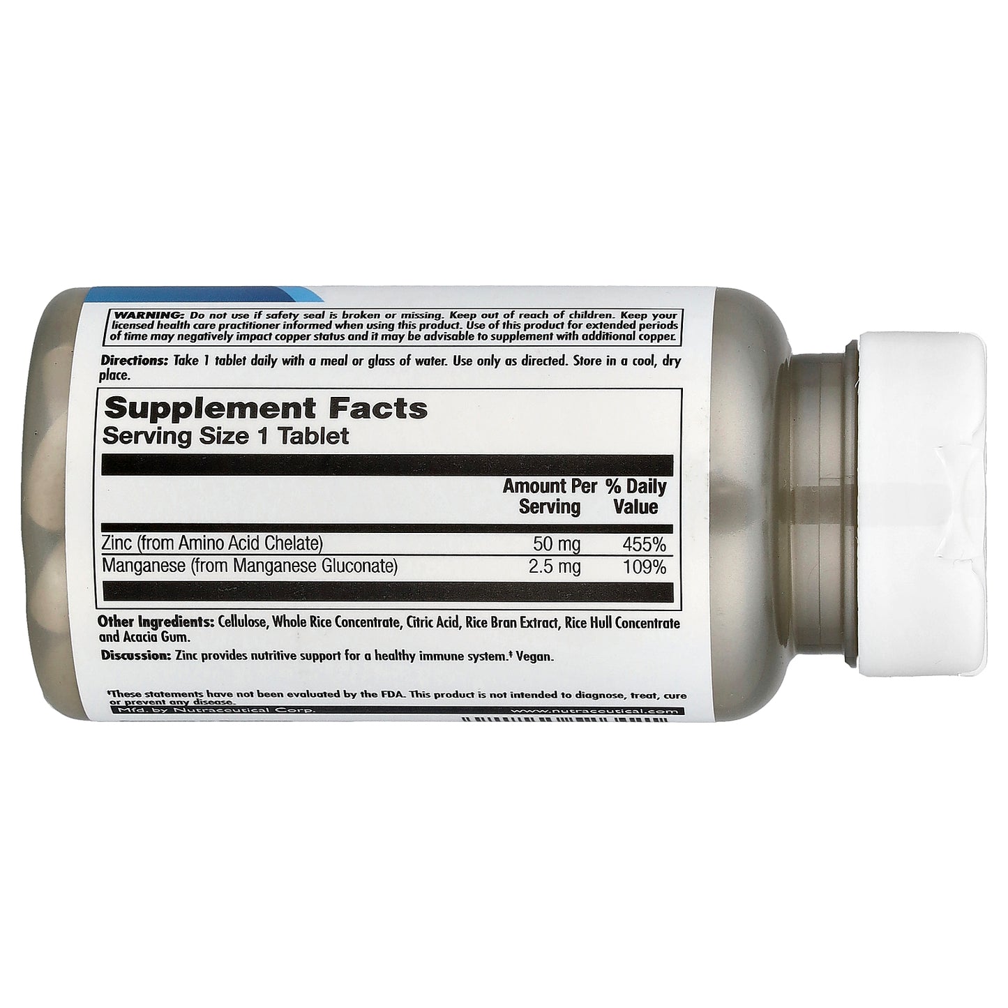 KAL, Zinc 50 Chelated, 90 Tablets