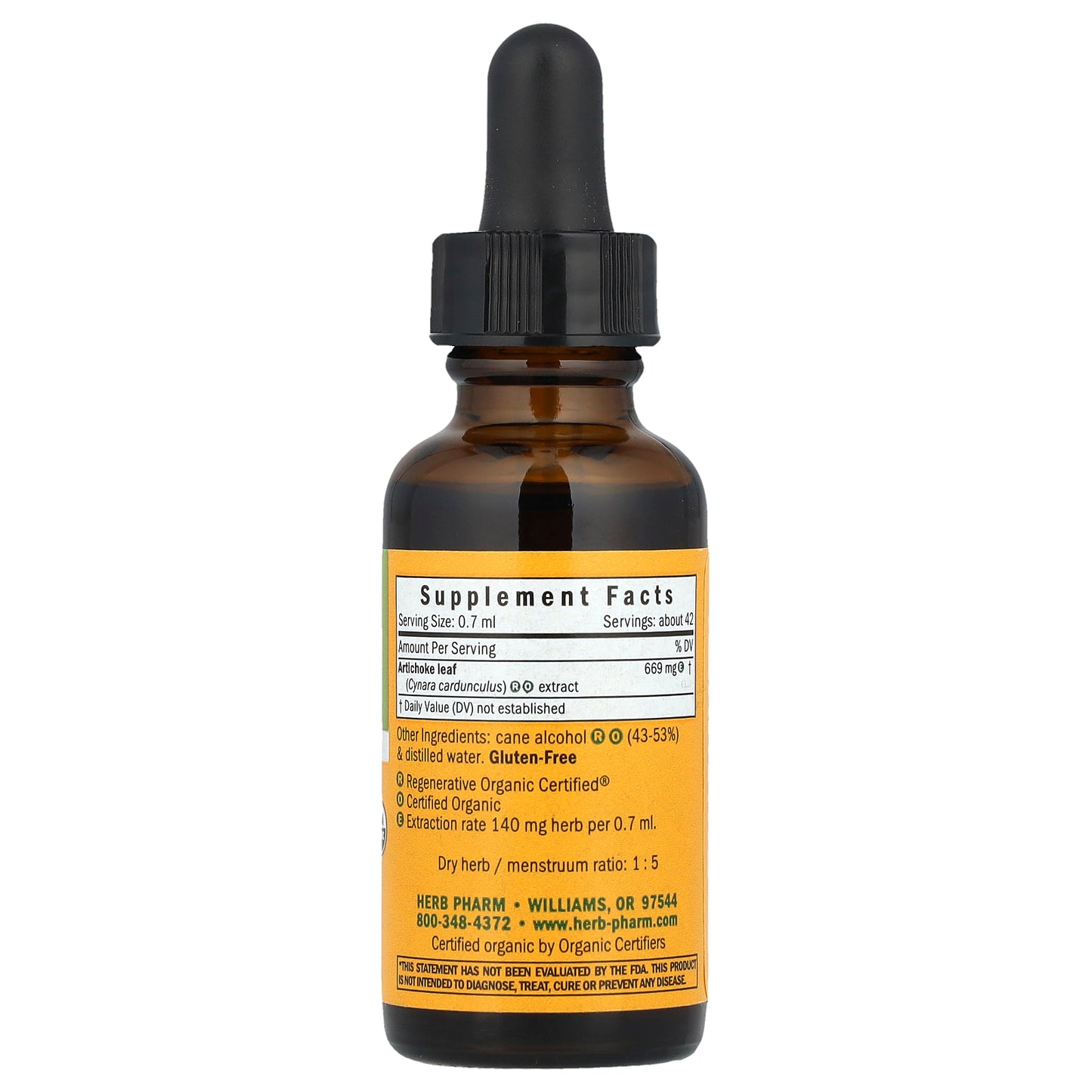 Herb Pharm, Artichoke, 1 fl oz (30 ml)