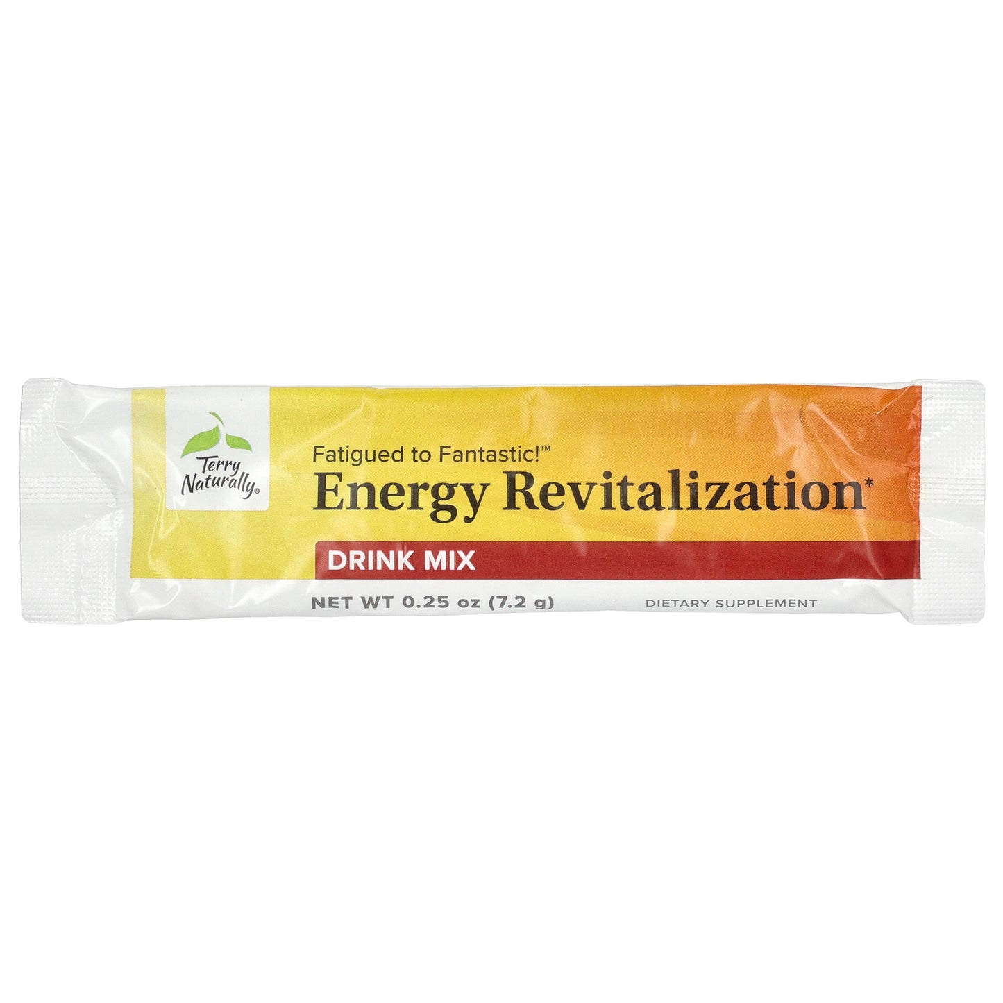 Terry Naturally, Fatigued to Fantastic!™ Energy Revitalization Drink Mix, 12 Stick Packs, 0.25 oz (7.2 g) Each