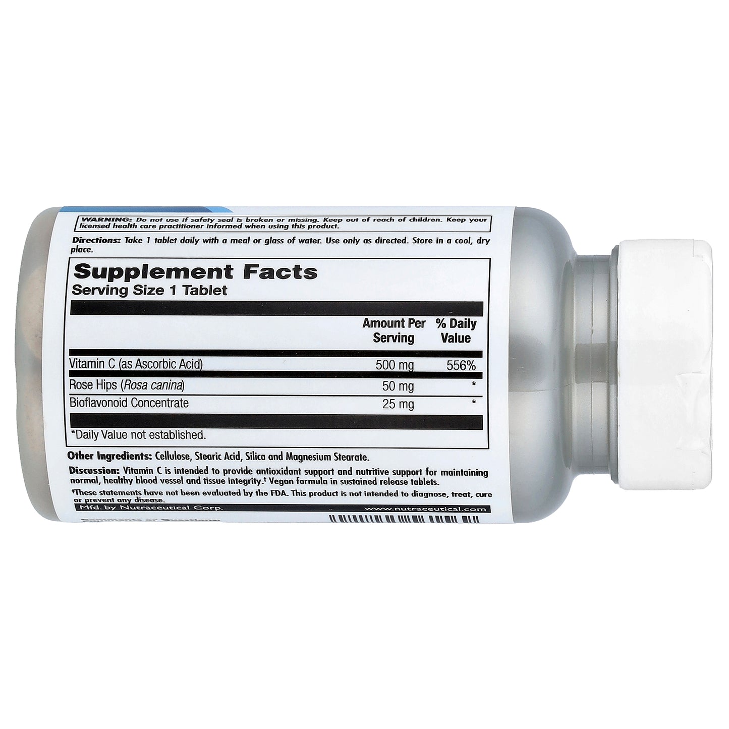 KAL, C 500 + Rose Hips & Bioflavonoids, 100 Tablets