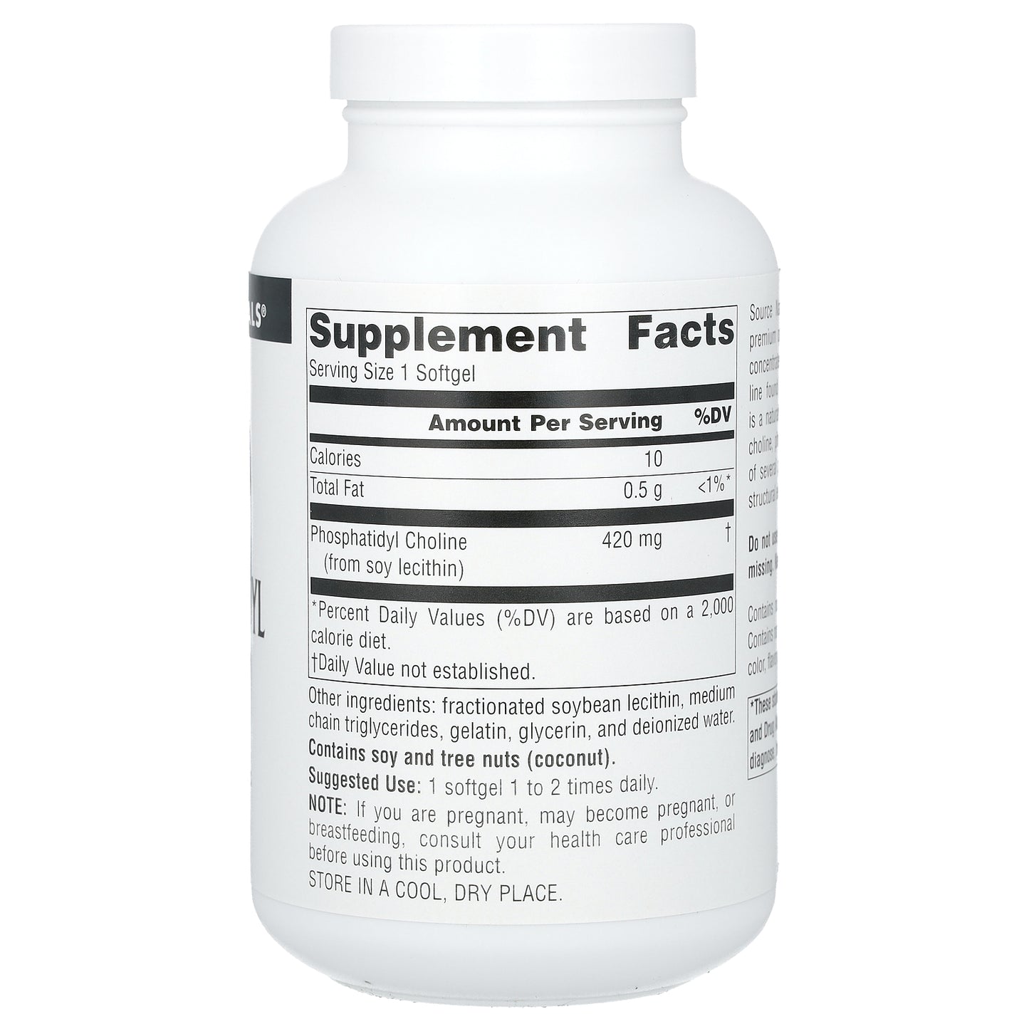 Source Naturals, Phosphatidyl Choline, 420 mg, 180 Softgels