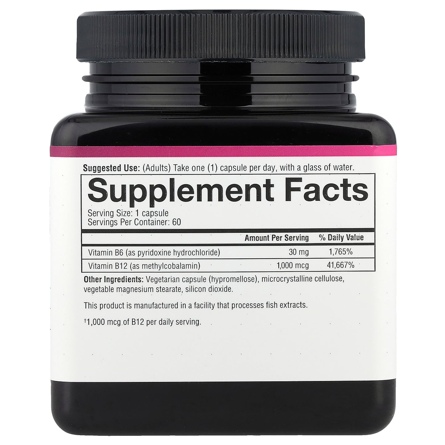 Youtheory, B12 B6 Essential Daily Vitamins, 60 Vegetarian Capsules