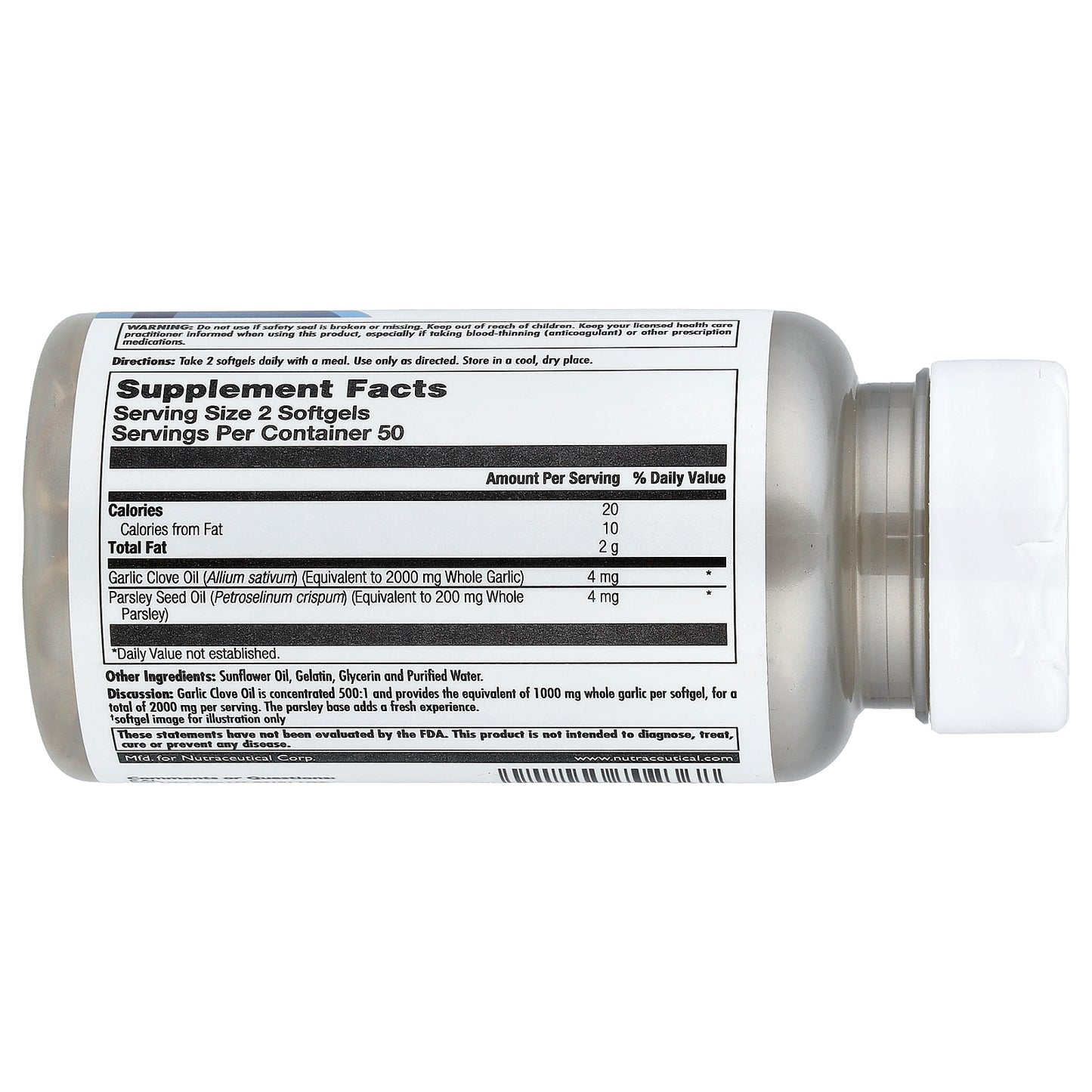 KAL, Garlic Oil, 100 SoftGels