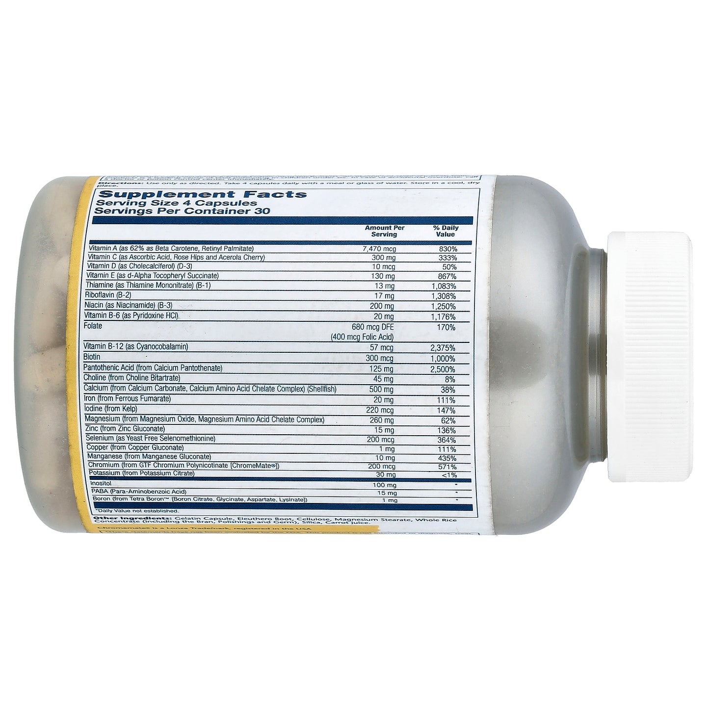 Solaray, Multi-Vita Mega-Mineral, Multivitamin, 120 Capsules