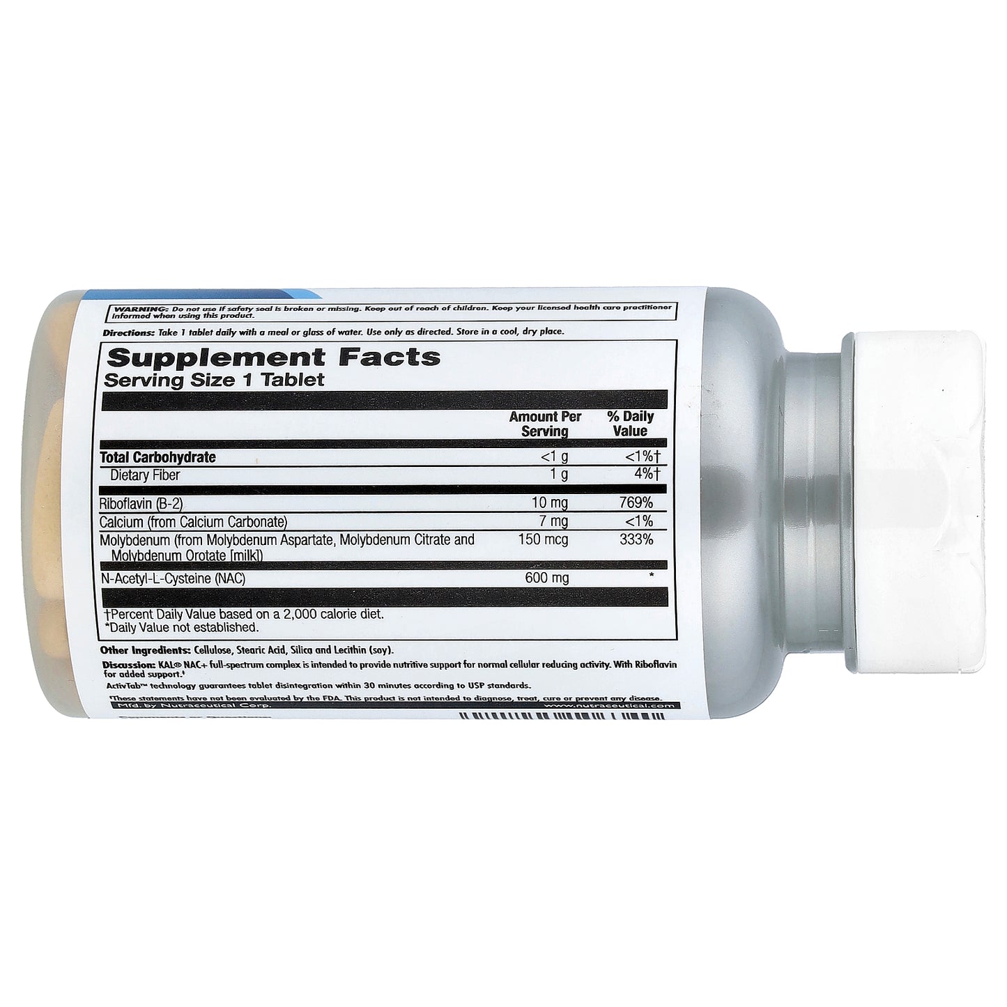 KAL, NAC+, 600 mg, 30 Tablets