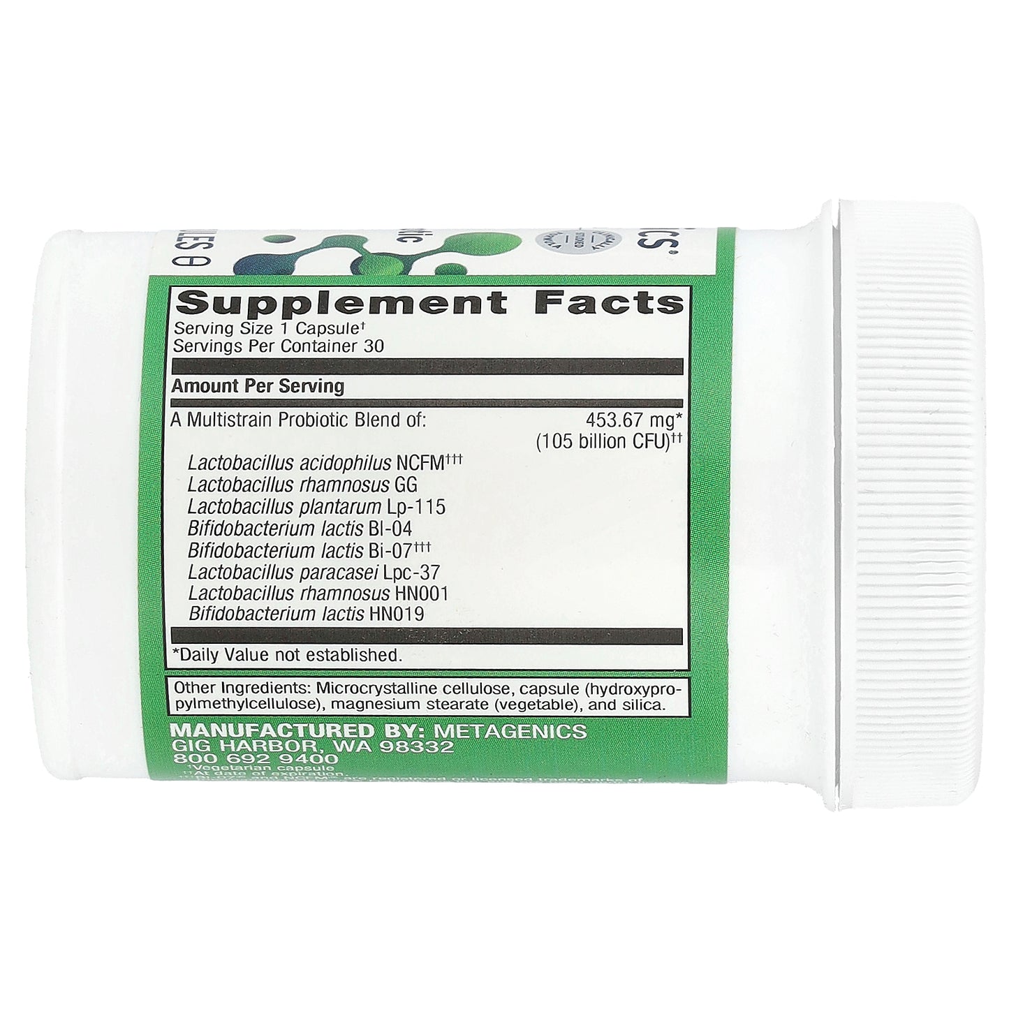 Metagenics, UltraFlora® BiomePro® Probiotics, 105 Billion CFU, 30 Capsules