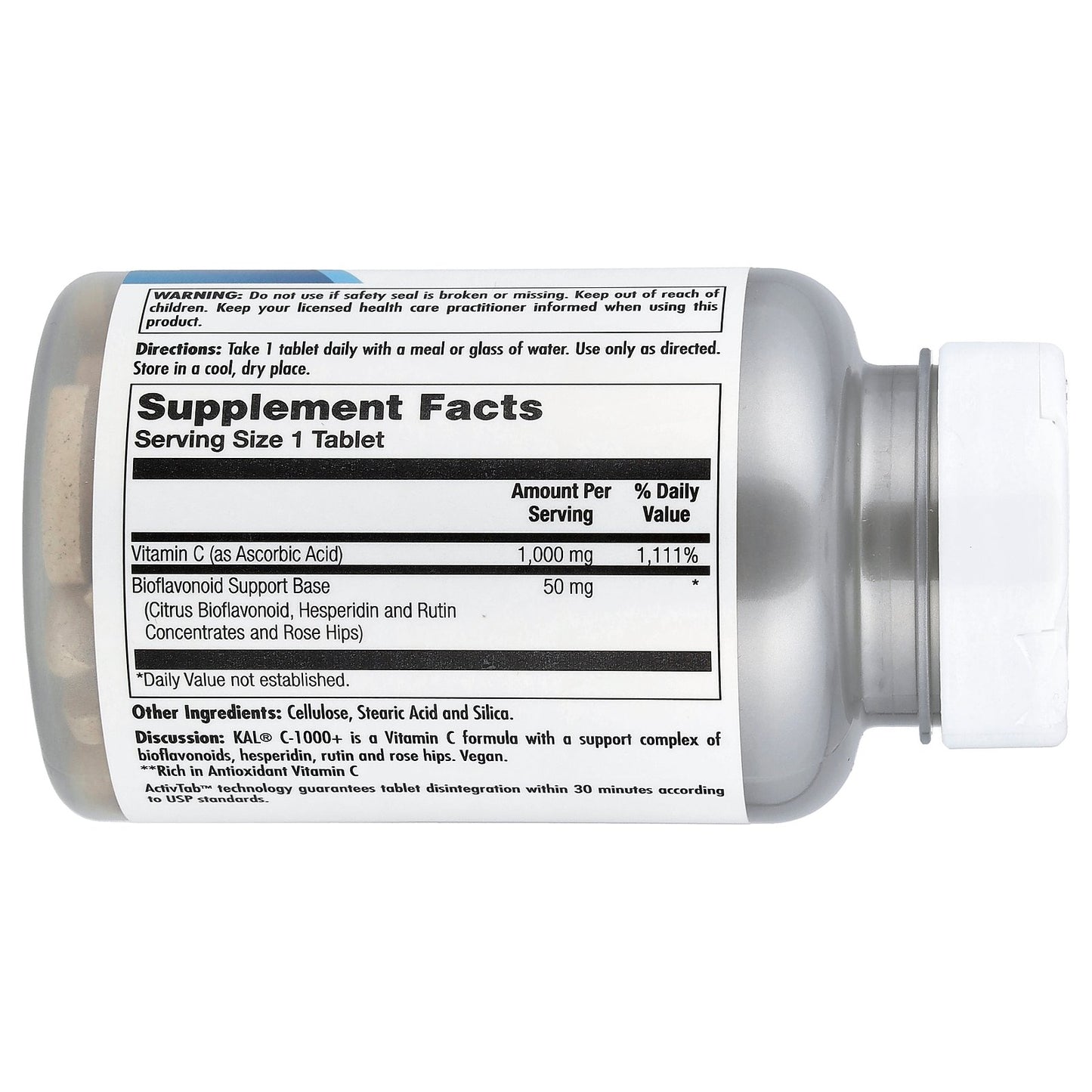 KAL, C 1000+, Mega Potency, 100 Tablets