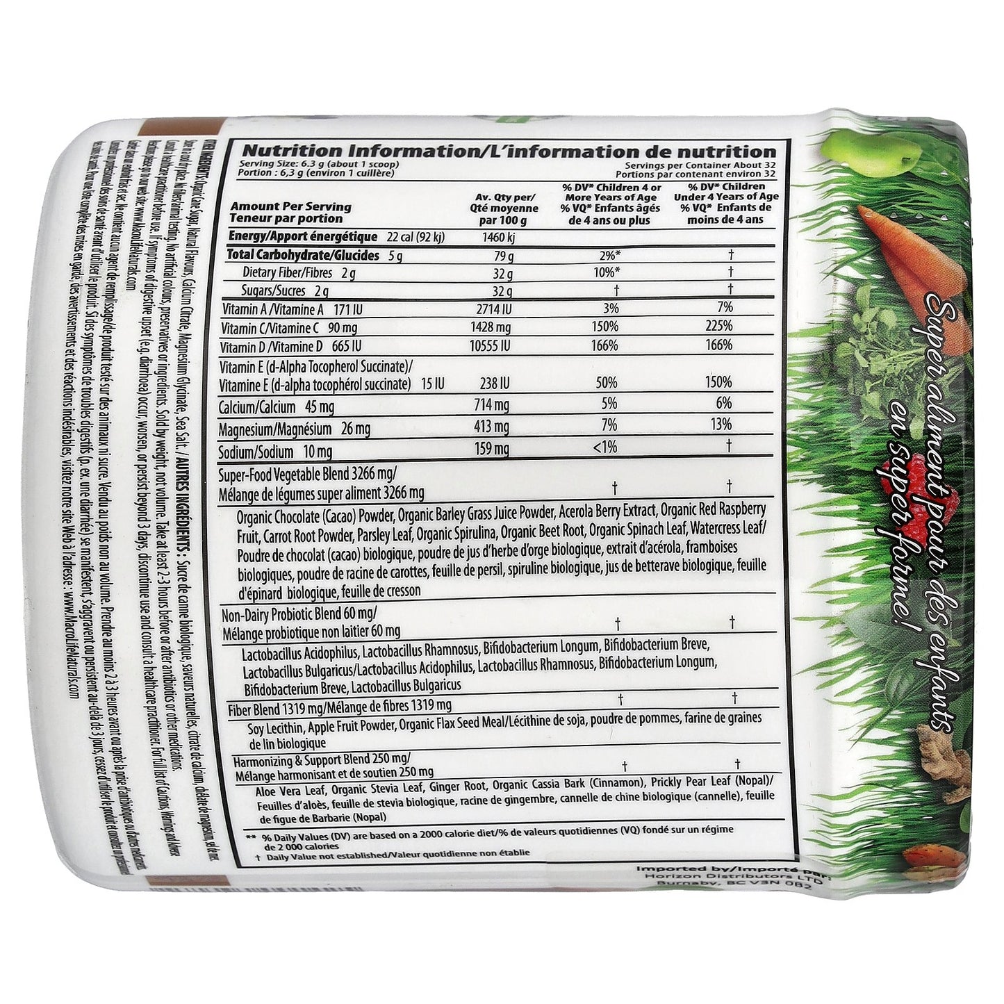 Macrolife Naturals, Macro Coco Greens®, Superfood For Kids, 7.1 oz (202 g)