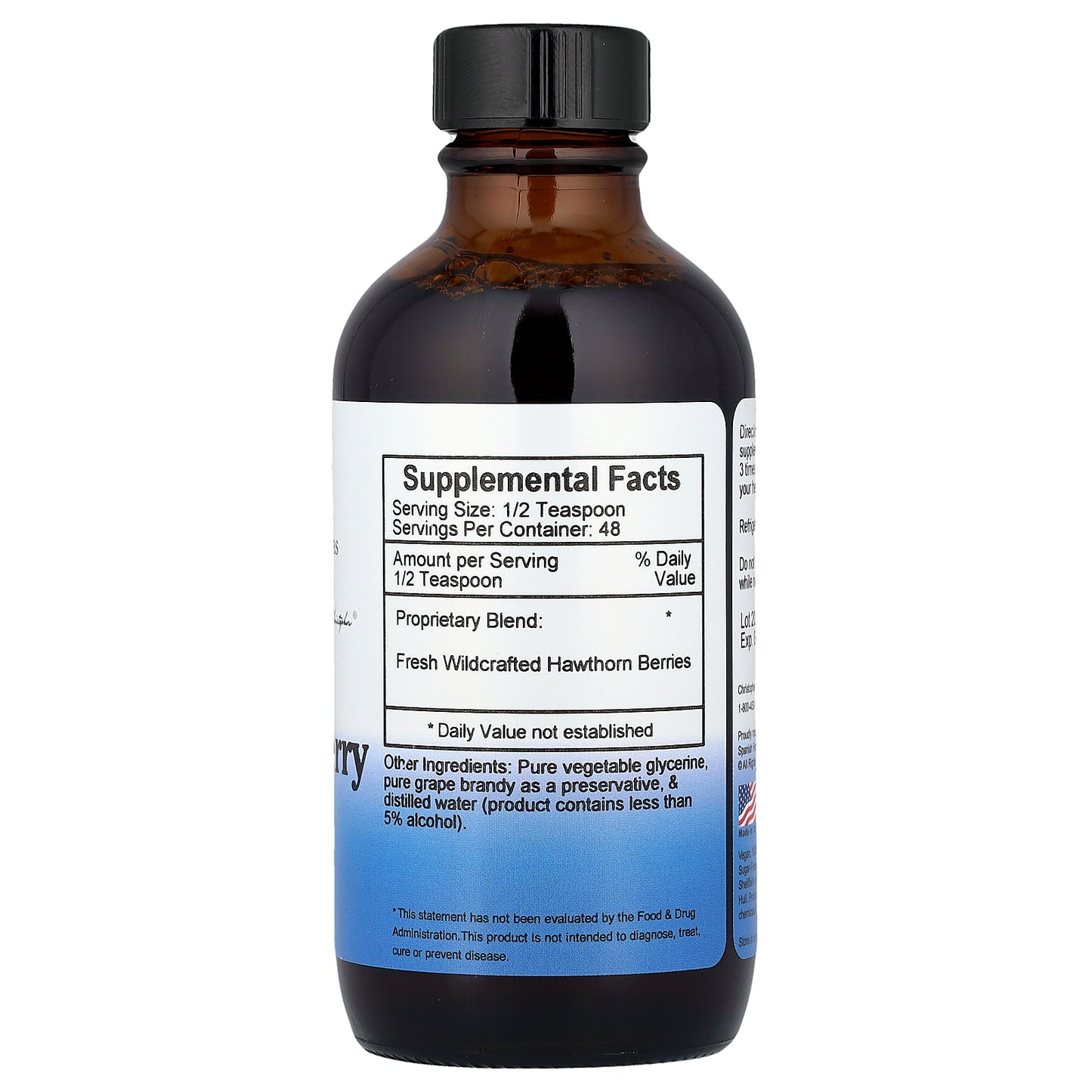 Christopher's Original Formulas, Hawthorn Berry Heart Syrup, 4 fl oz (118 ml)