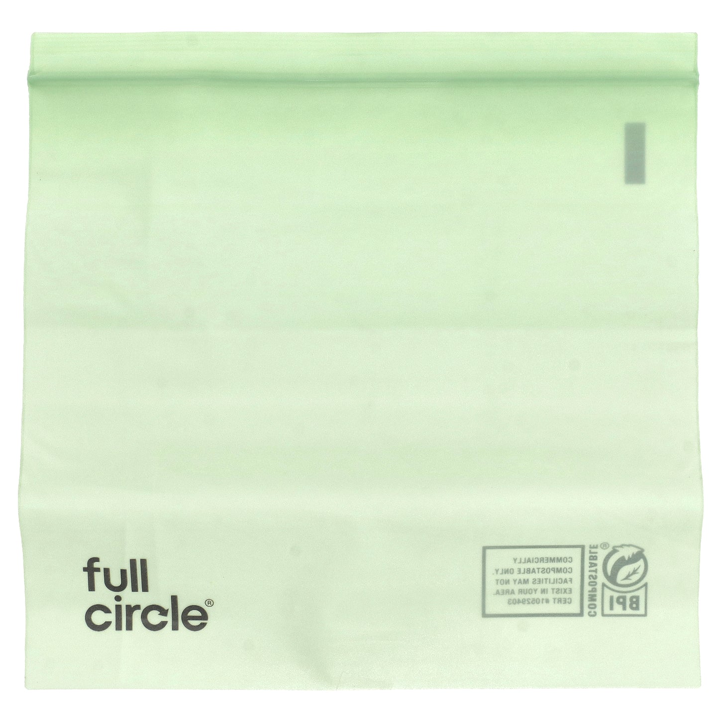 Full Circle, Zipper Sandwich Bags, Compostable , 25 Bags