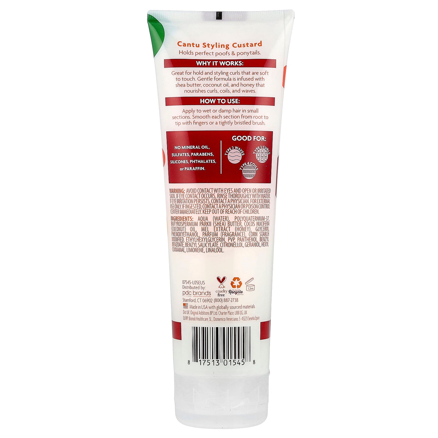 Cantu, For Kids, Styling Custard, For Curls, Coils & Waves, 8 oz (227 g)