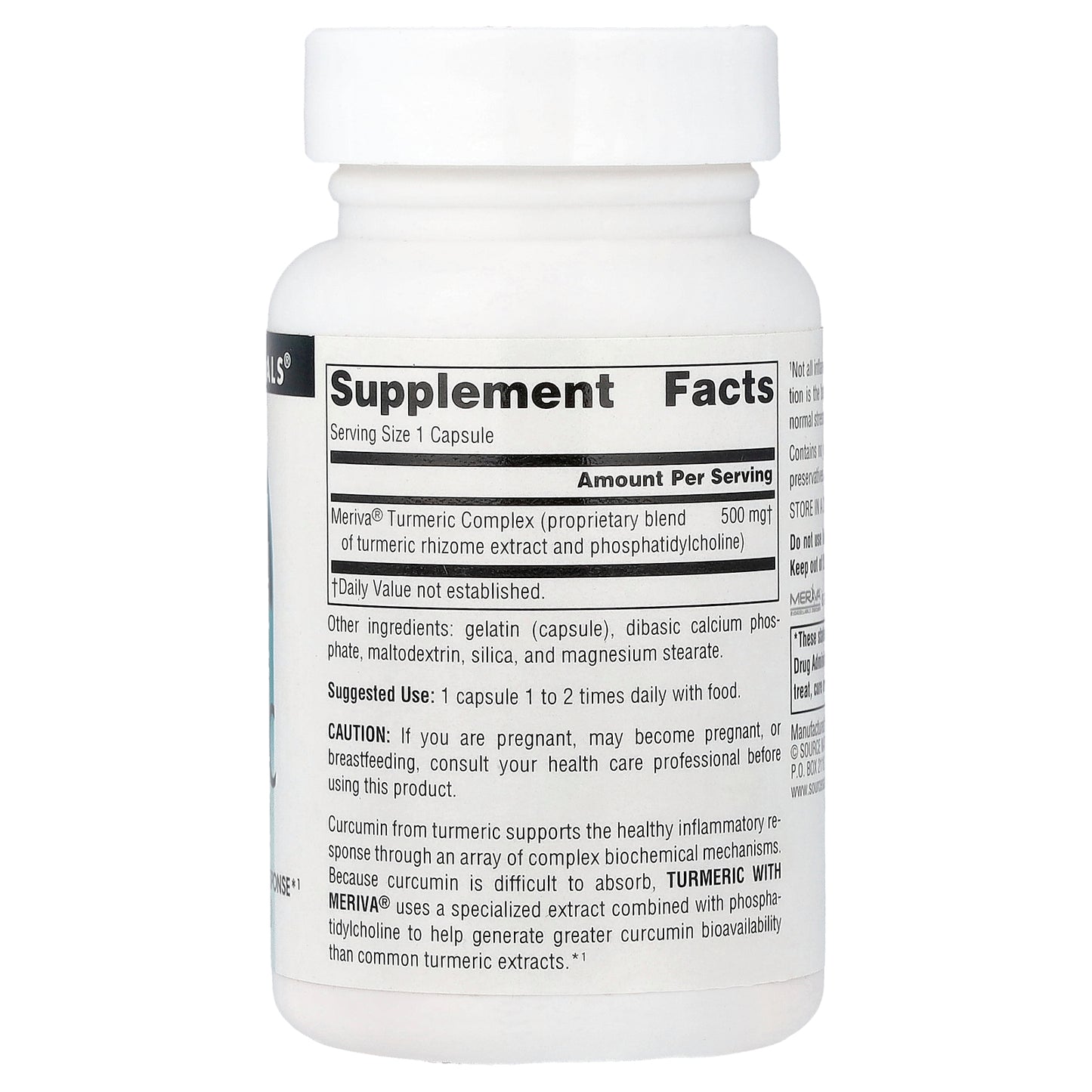 Source Naturals, Turmeric With Meriva®, 500 mg, 30 Capsules