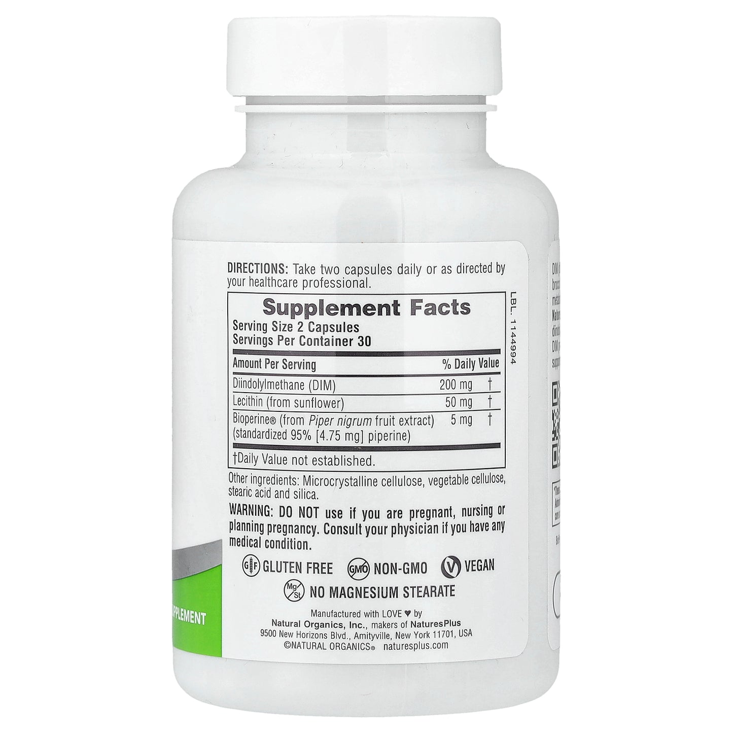 NaturesPlus, Pro Dim 200, 60 Capsules