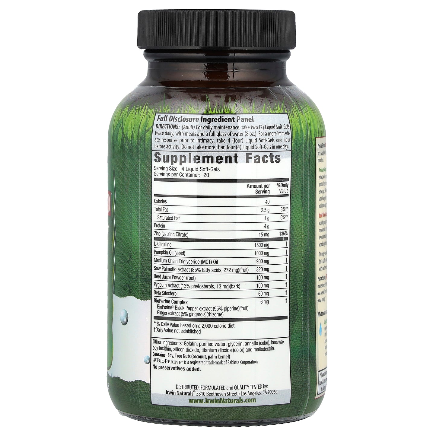 Irwin Naturals, Prosta-Strong RED™, 80 Liquid Soft-Gels