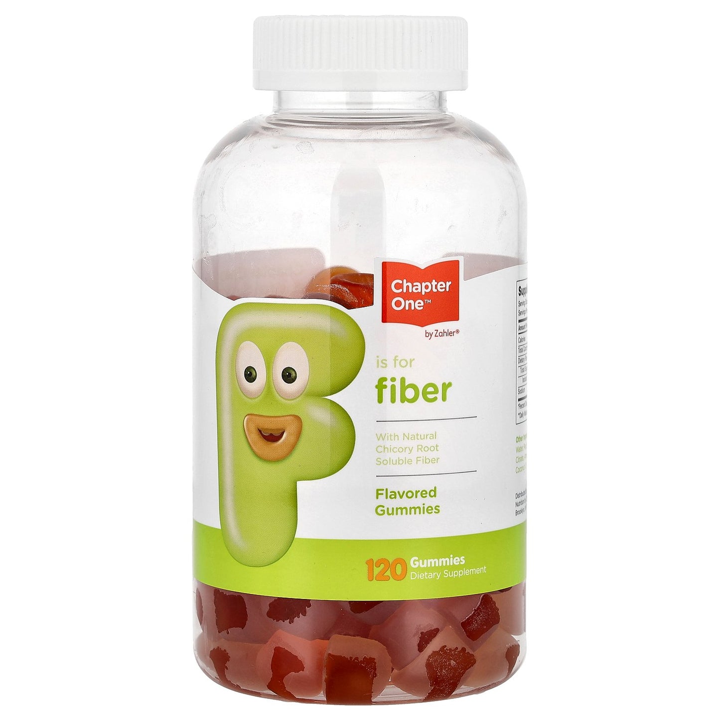 Chapter One, Fiber Gummies, Flavored, 120 Gummies