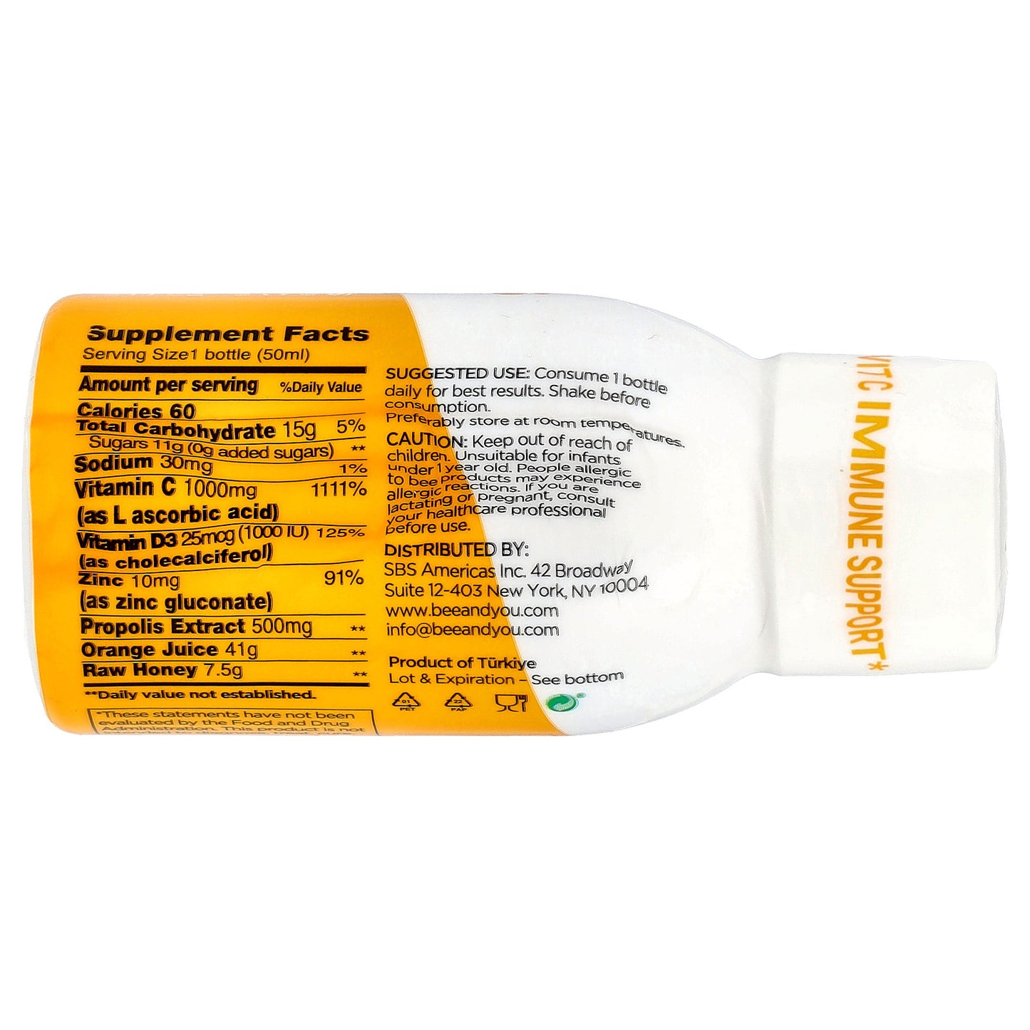 Bee & You, Propolis Shot , 1.69 fl oz (50 ml)