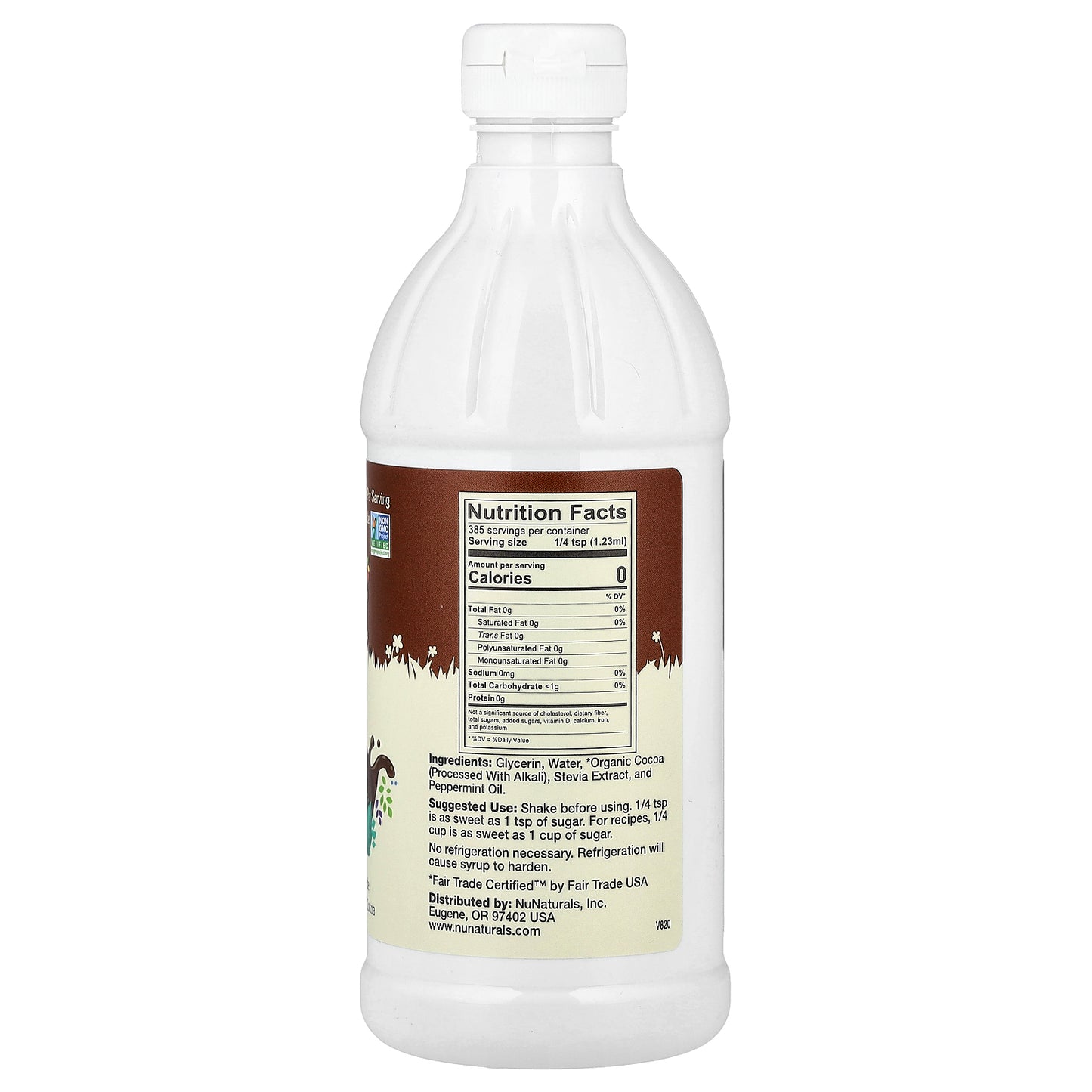 NuNaturals, Concentrated Cocoa Mint Syrup, 16 fl oz (0.47 l)