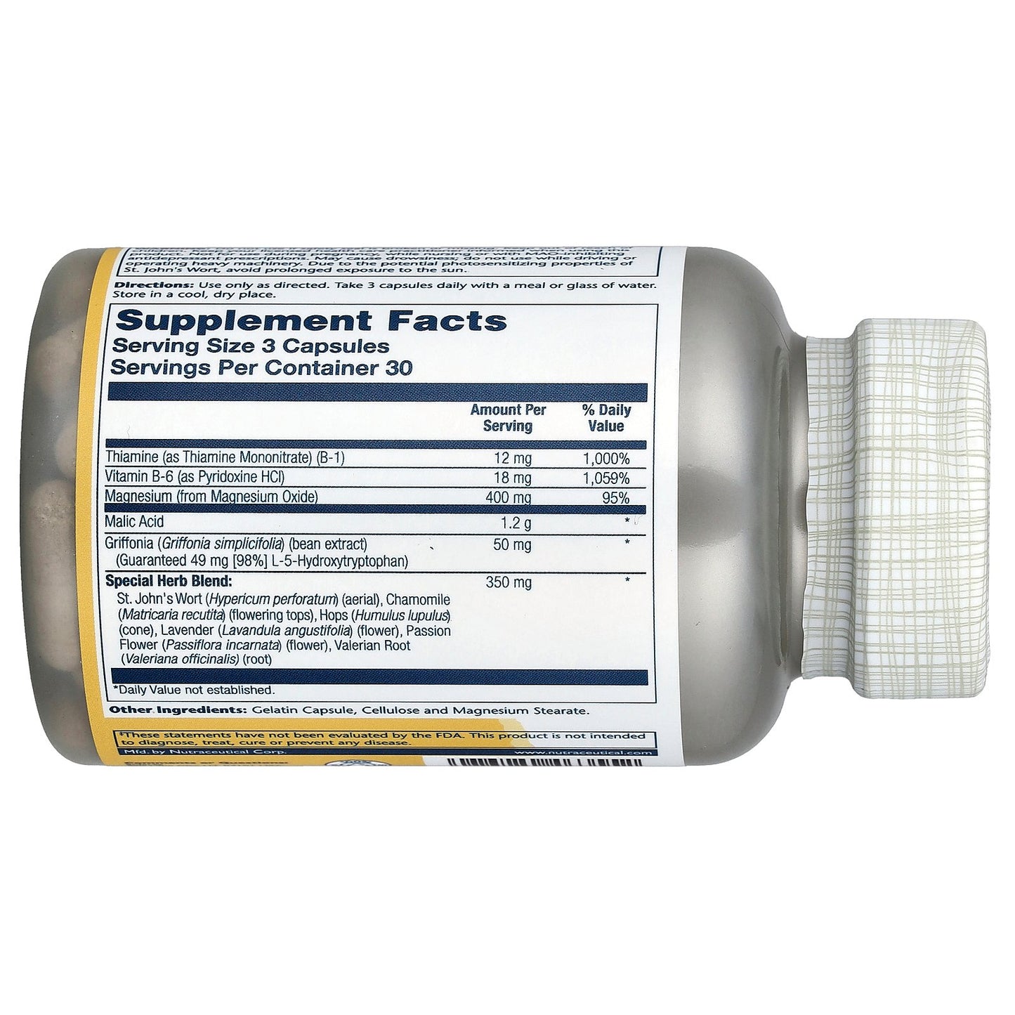 Solaray, Malic Acid Magnesium, 90 Capsules