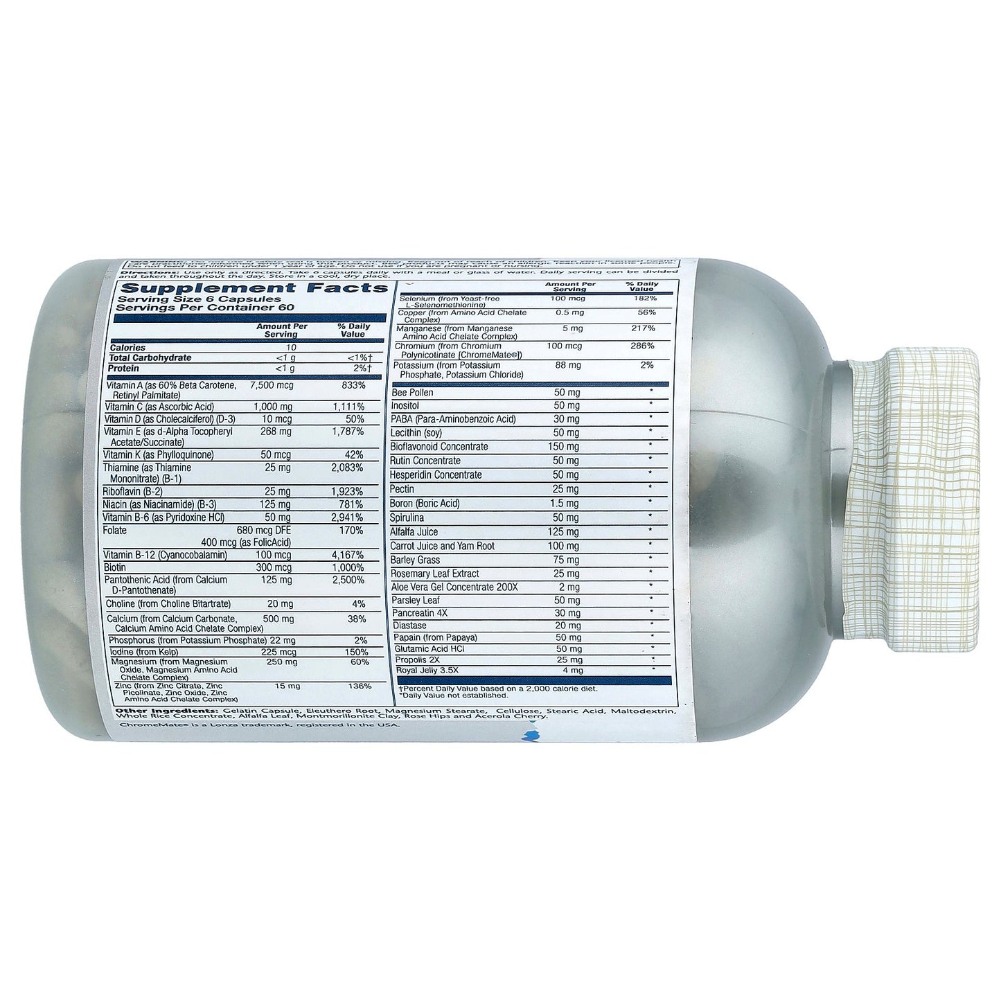 Solaray, Spectro™ Multivitamin, Iron Free, 360 Capsules