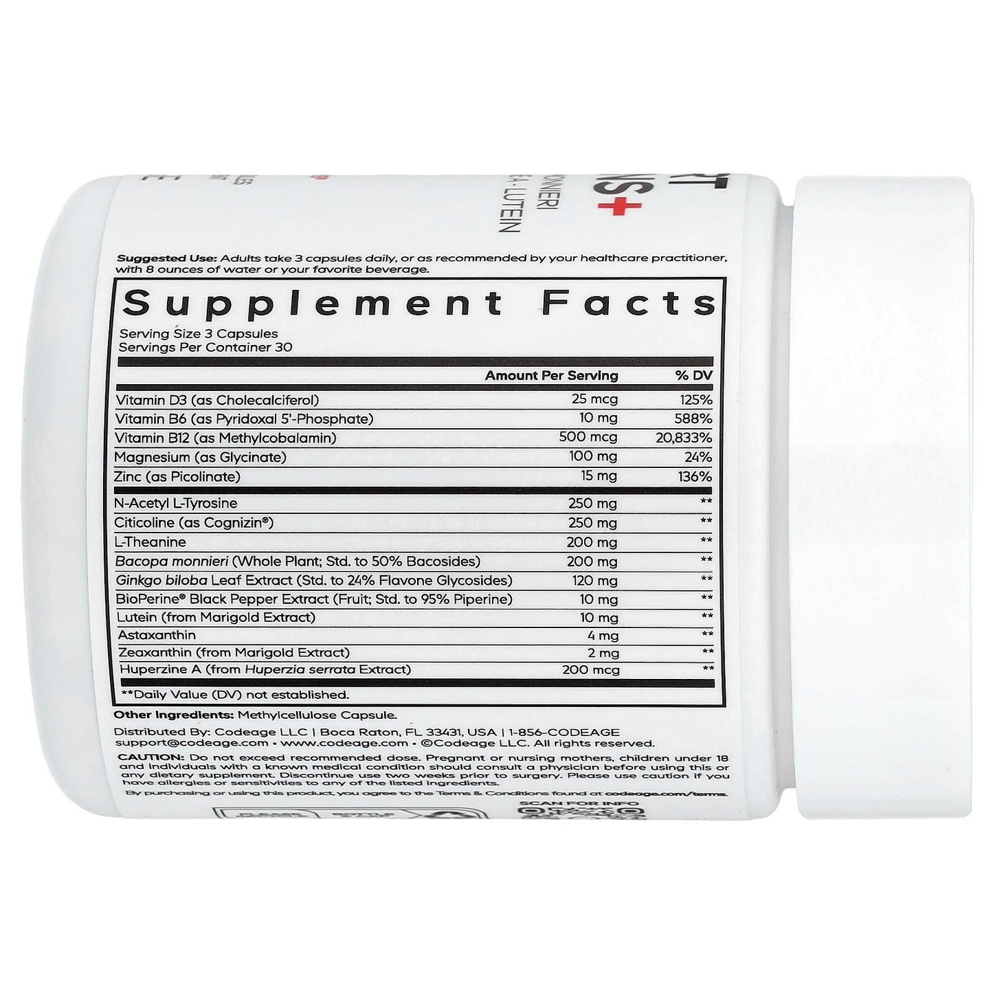 Codeage, E-Sport Vitamins+, 90 Vegetable Capsules