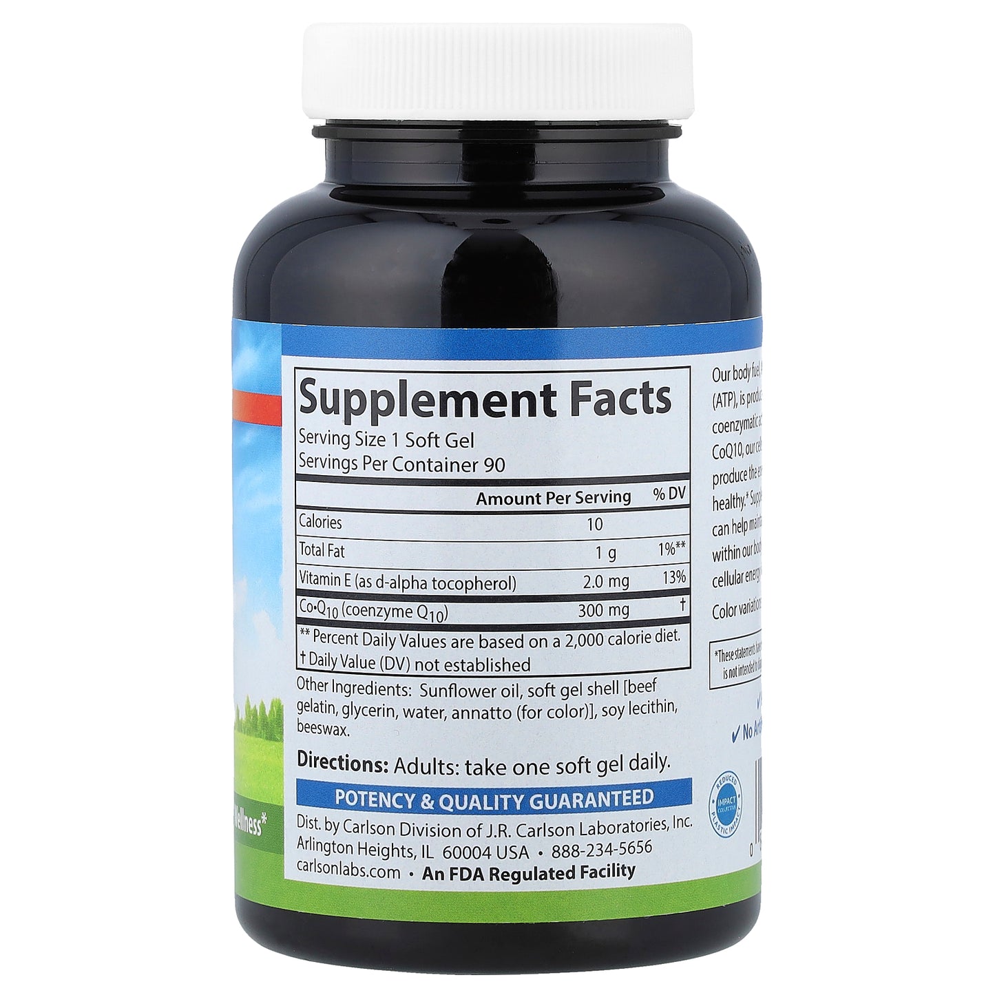 Carlson, CoQ10, 300 mg, 90 Soft Gels