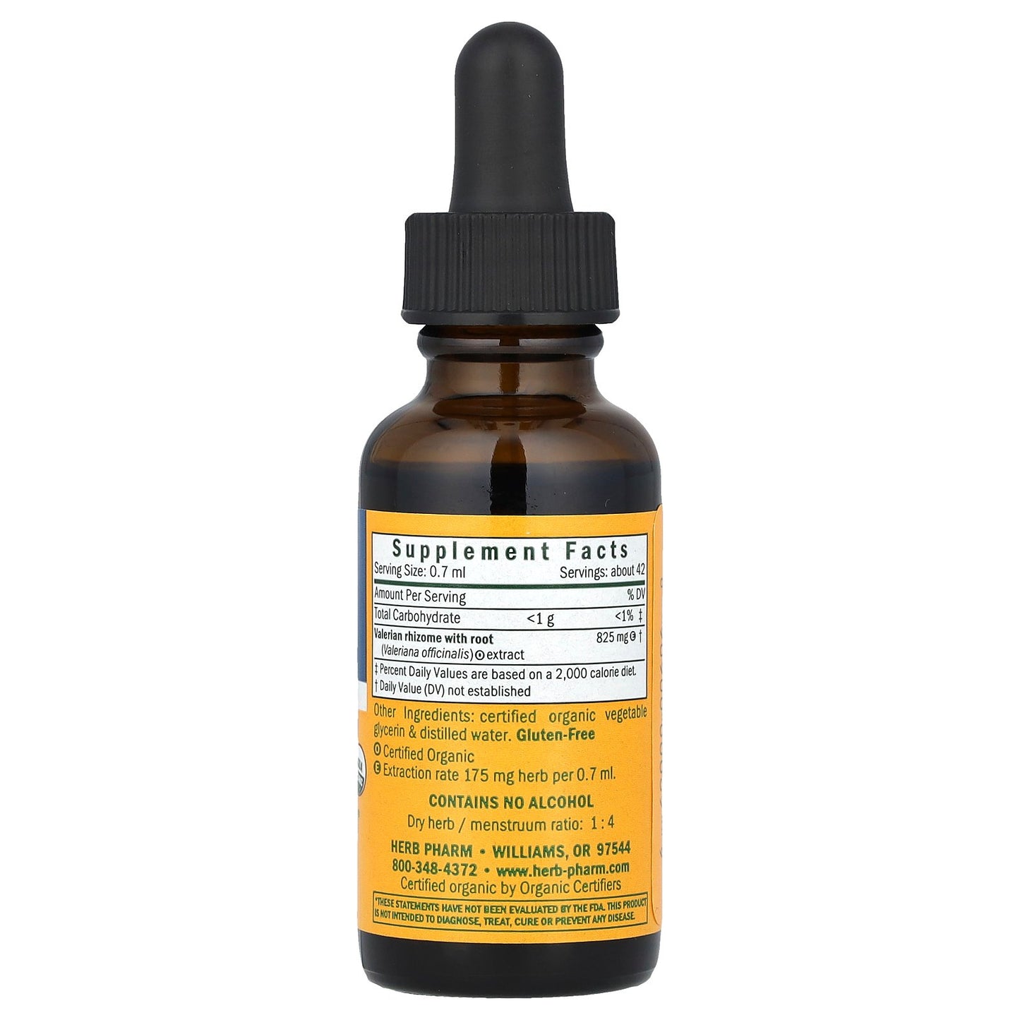 Herb Pharm, Valerian, Alcohol-Free, 1 fl oz (30 ml)