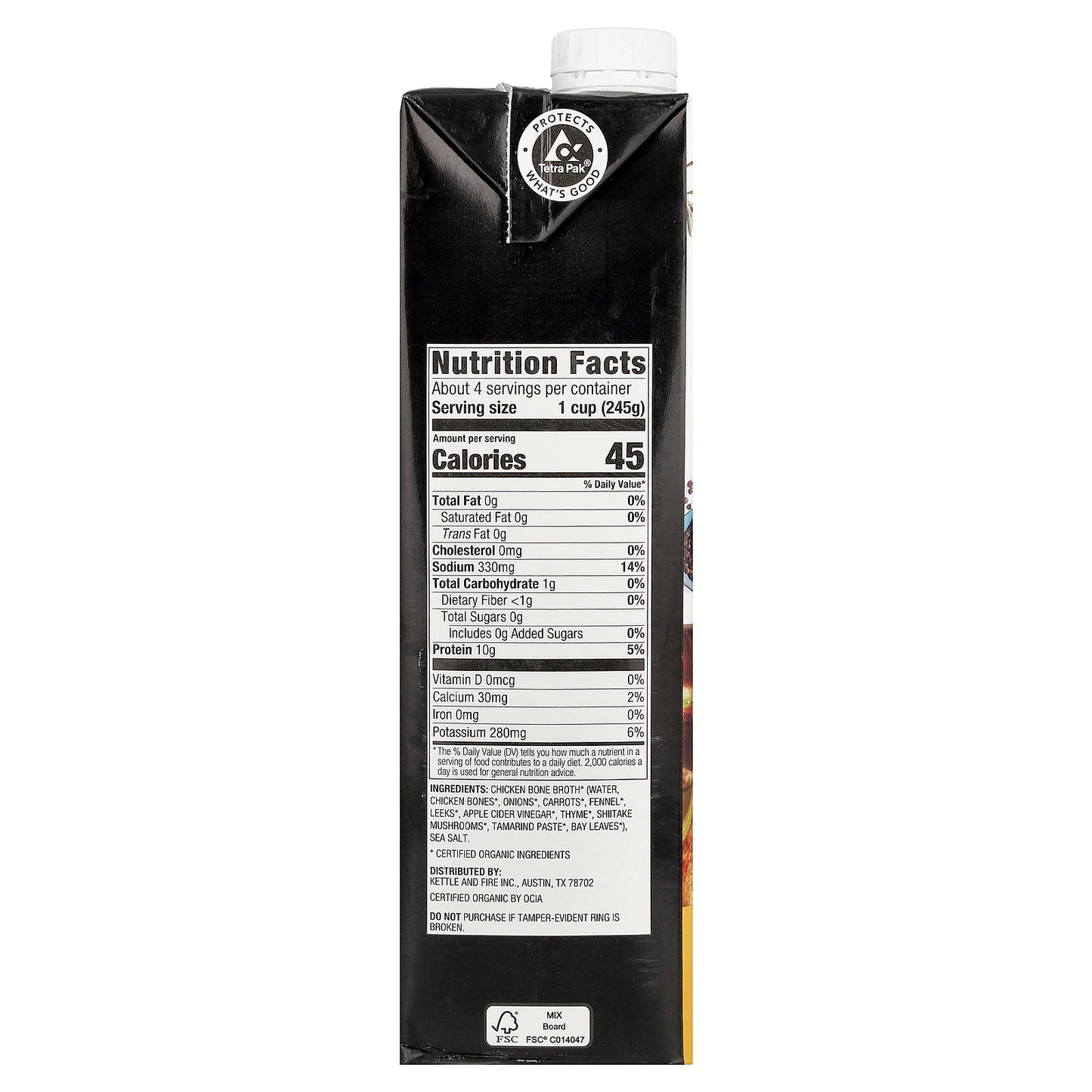 Kettle & Fire, Bone Broth, Classic Chicken, 32 oz (907 g)