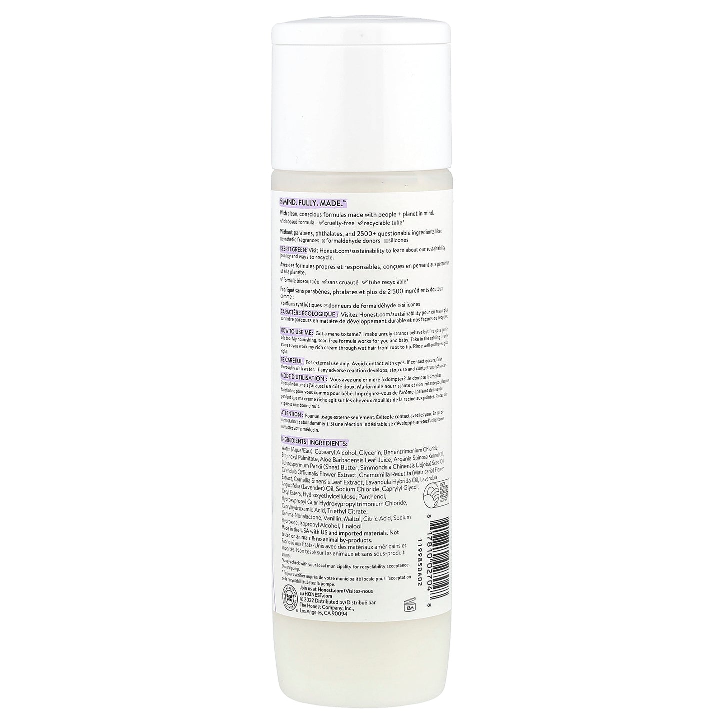 The Honest Company, Calm™ Conditioner, Lavender, 10 fl oz (295 ml)