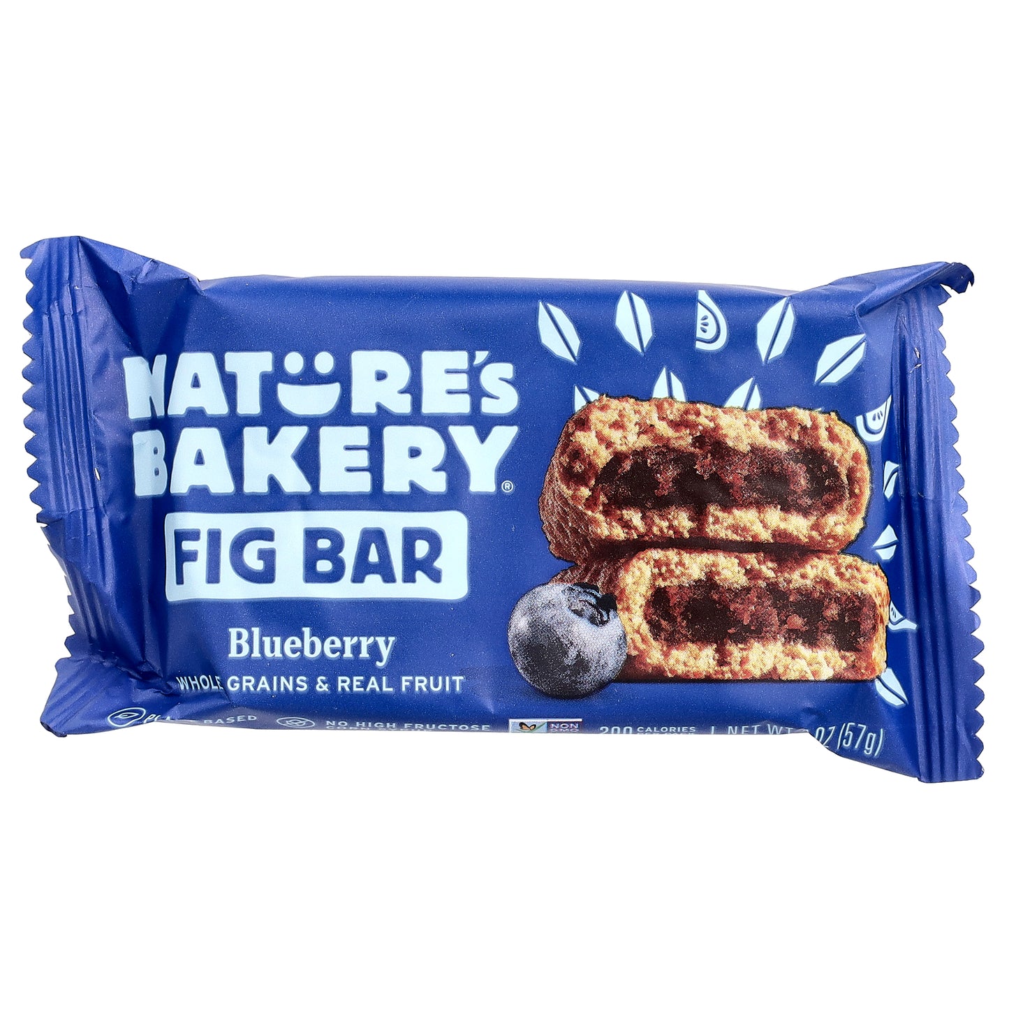 Nature's Bakery, Fig Bar, Blueberry, 6 Twin Packs, 2 oz (57 g) Each