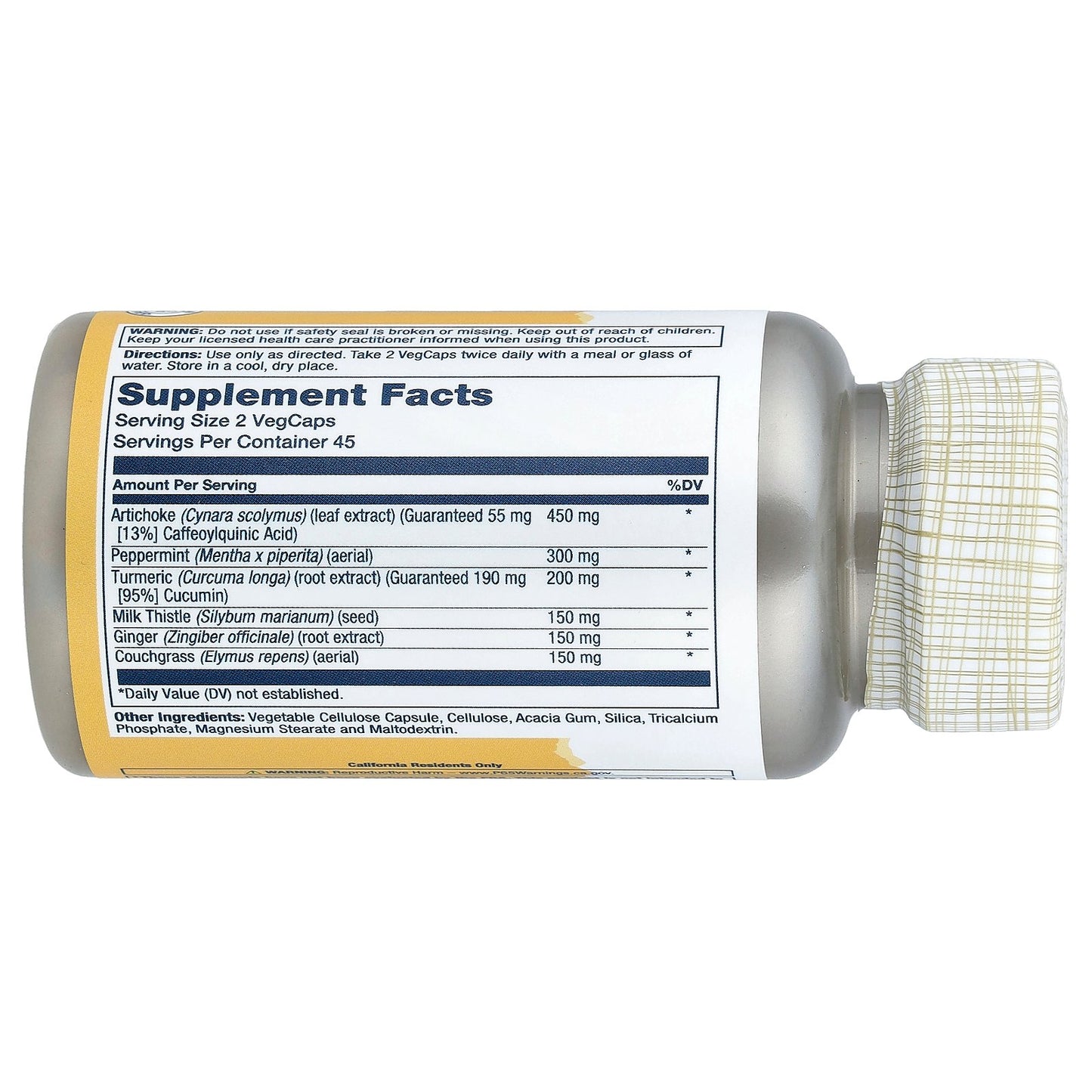 Solaray, Gallbladder Support Formula, With Artichoke & Milk Thistle, 90 VegCaps