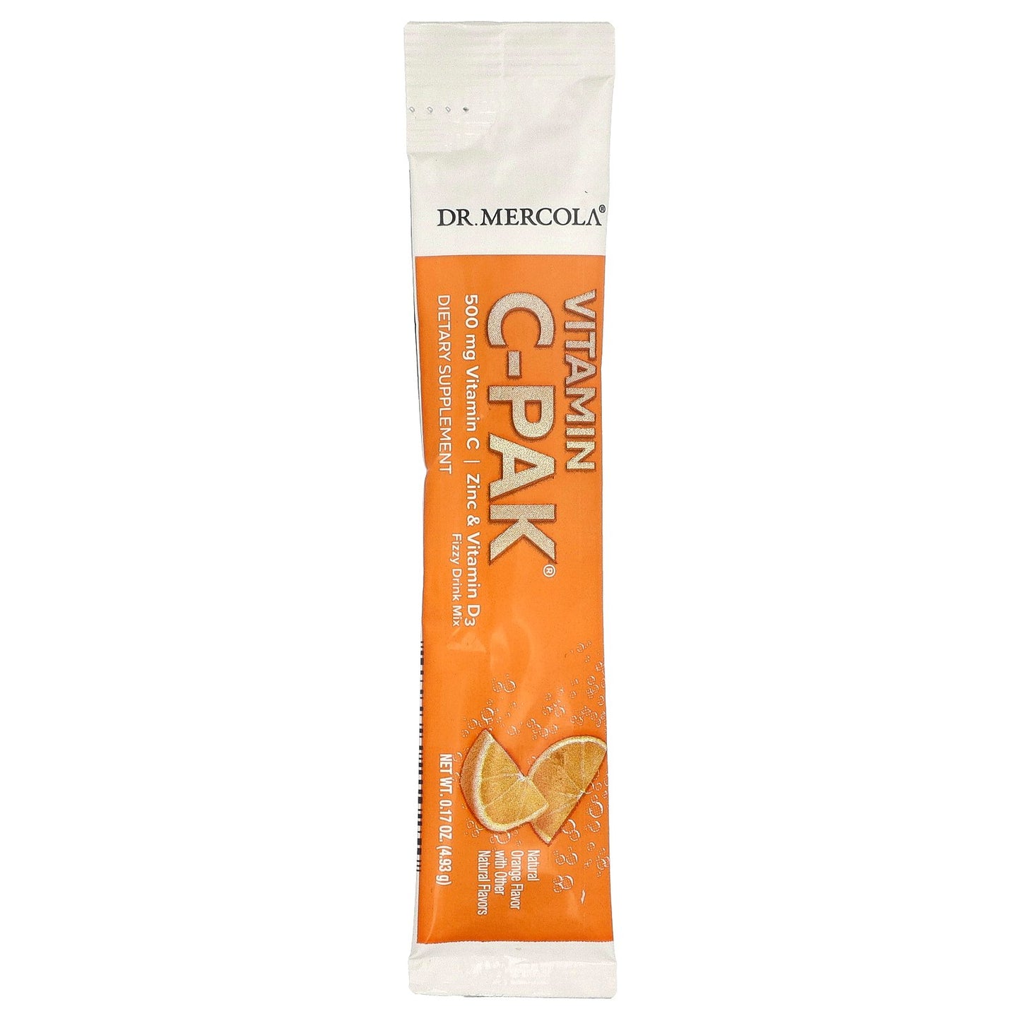 Dr. Mercola, Vitamin C-PAK®, Natural Orange, 30 Packets, 0.17 oz (4.93 g) Each