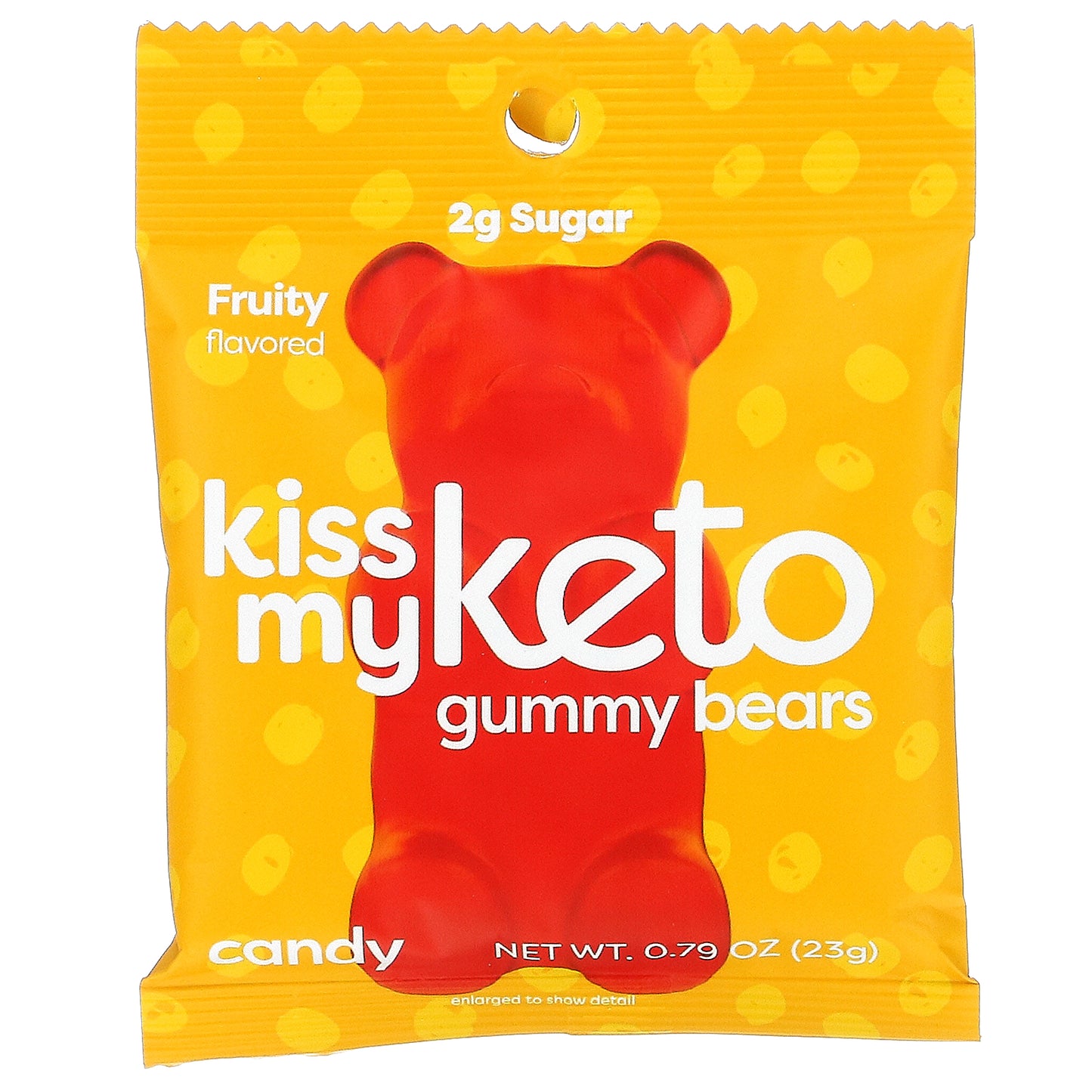 Kiss My Keto, Keto Gummy Bears, Fruity, 12 Bags, 0.79 oz (23 g) Each