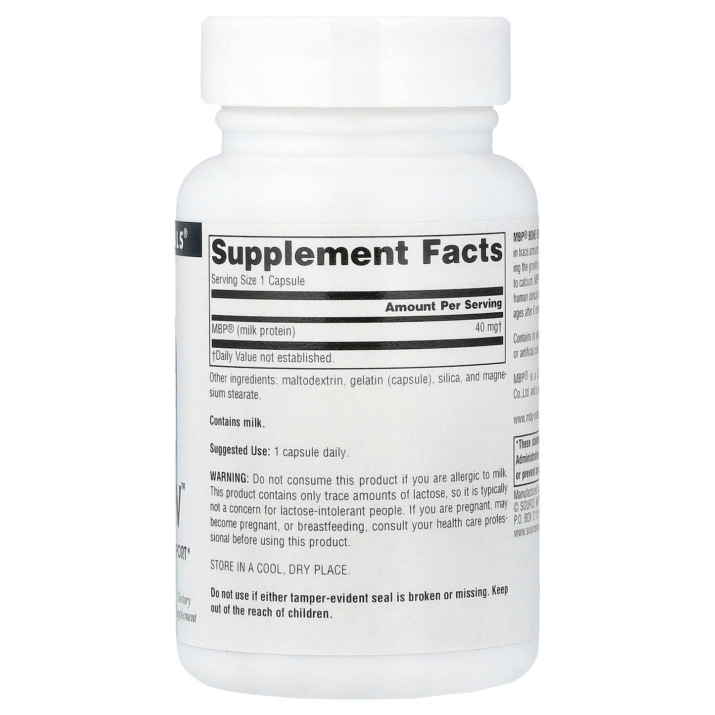 Source Naturals, MBP®, Bone Renew™, 40 mg, 30 Capsules