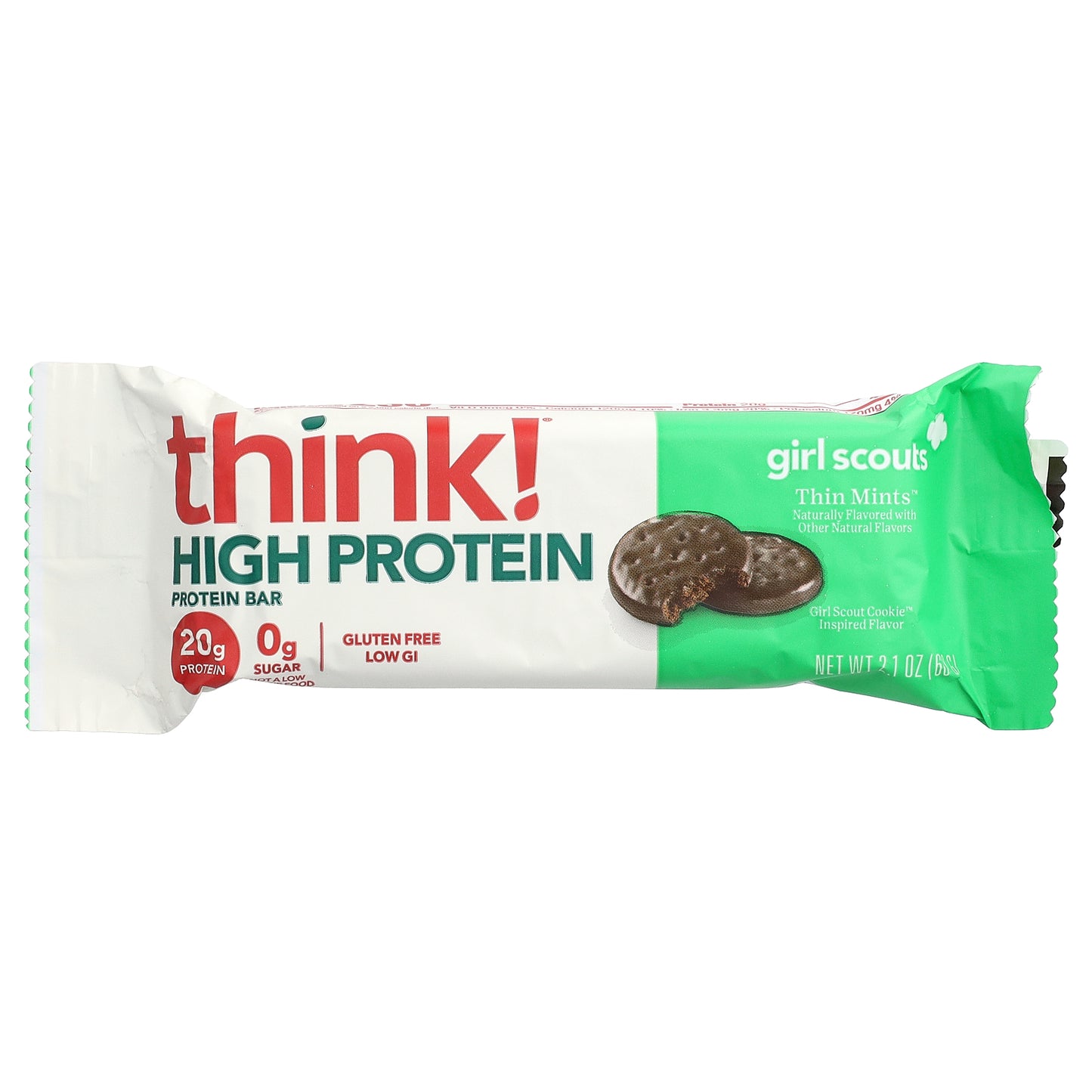 Think !, High Protein Bars, Girl Scouts Thin Mints™, 10 Bars, 2.1 oz (60 g) Each