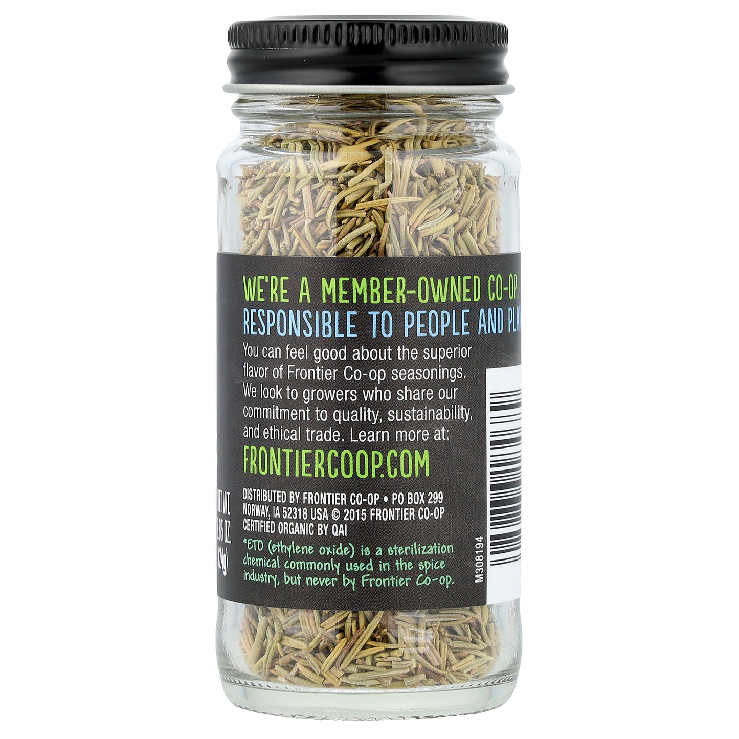 Frontier Co-op, Organic Rosemary Leaf, 0.85 oz (24 g)